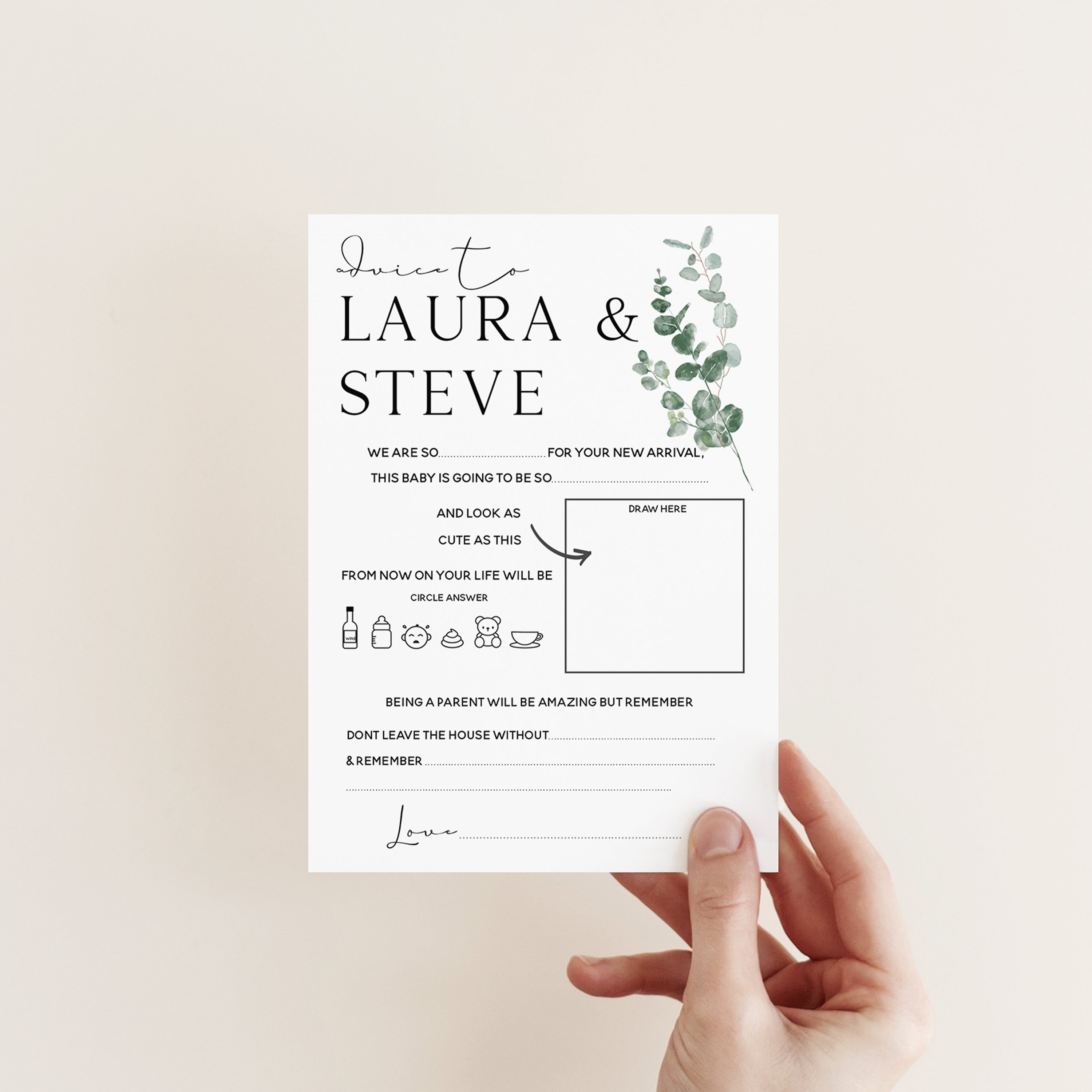 Personalised Botanical Advice To Parents Game