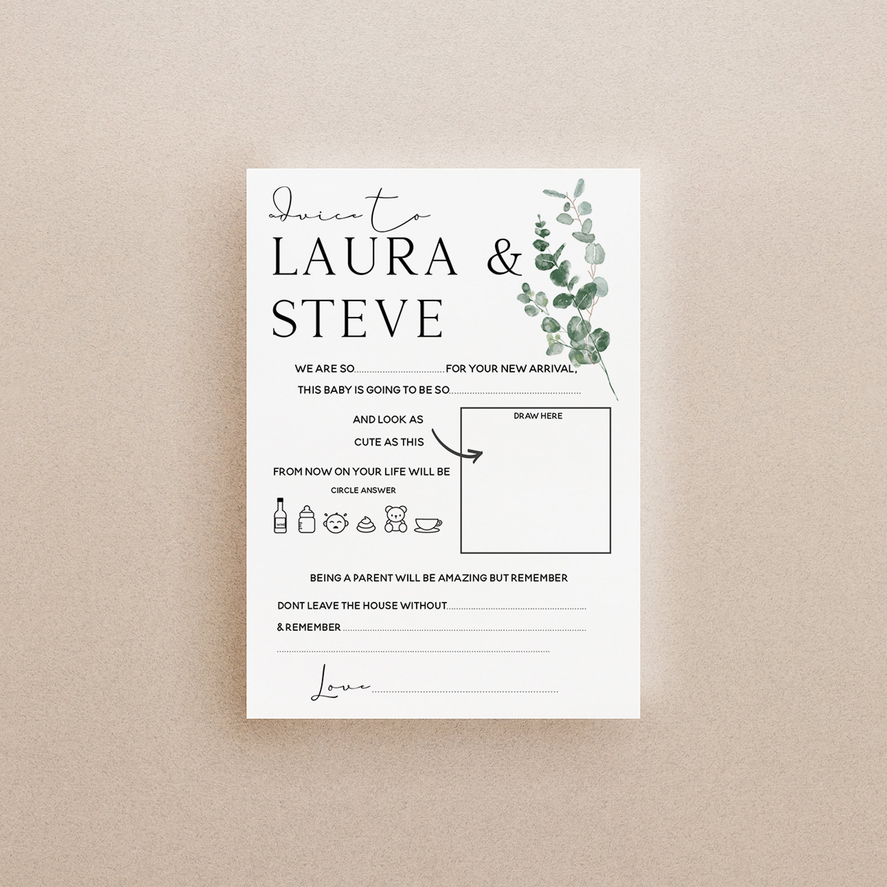 Personalised Botanical Advice To Parents Game