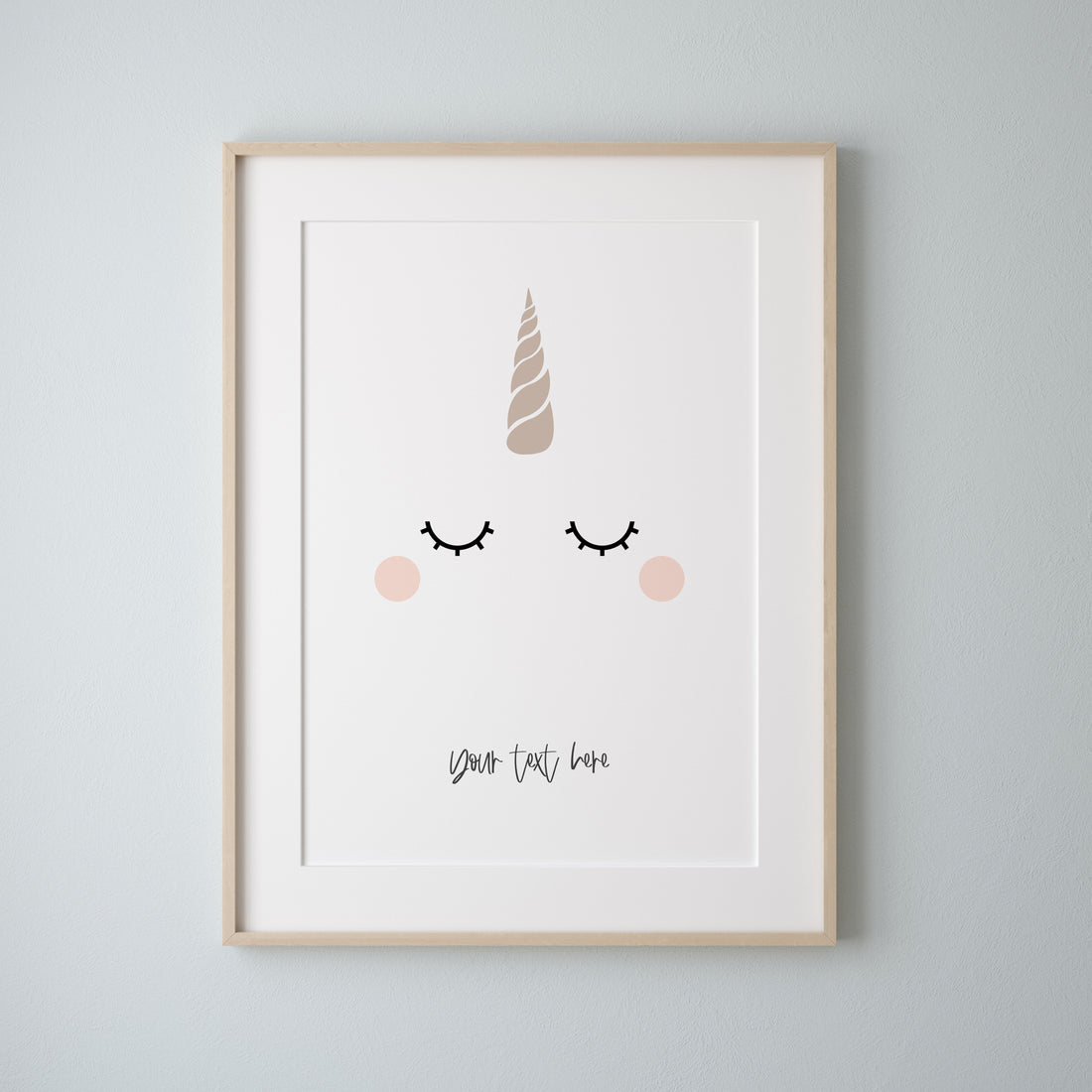 personalised unicorn Print