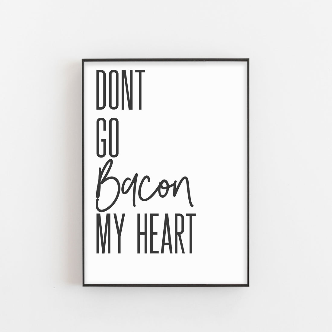 Kitchen Print Minimalist Don&