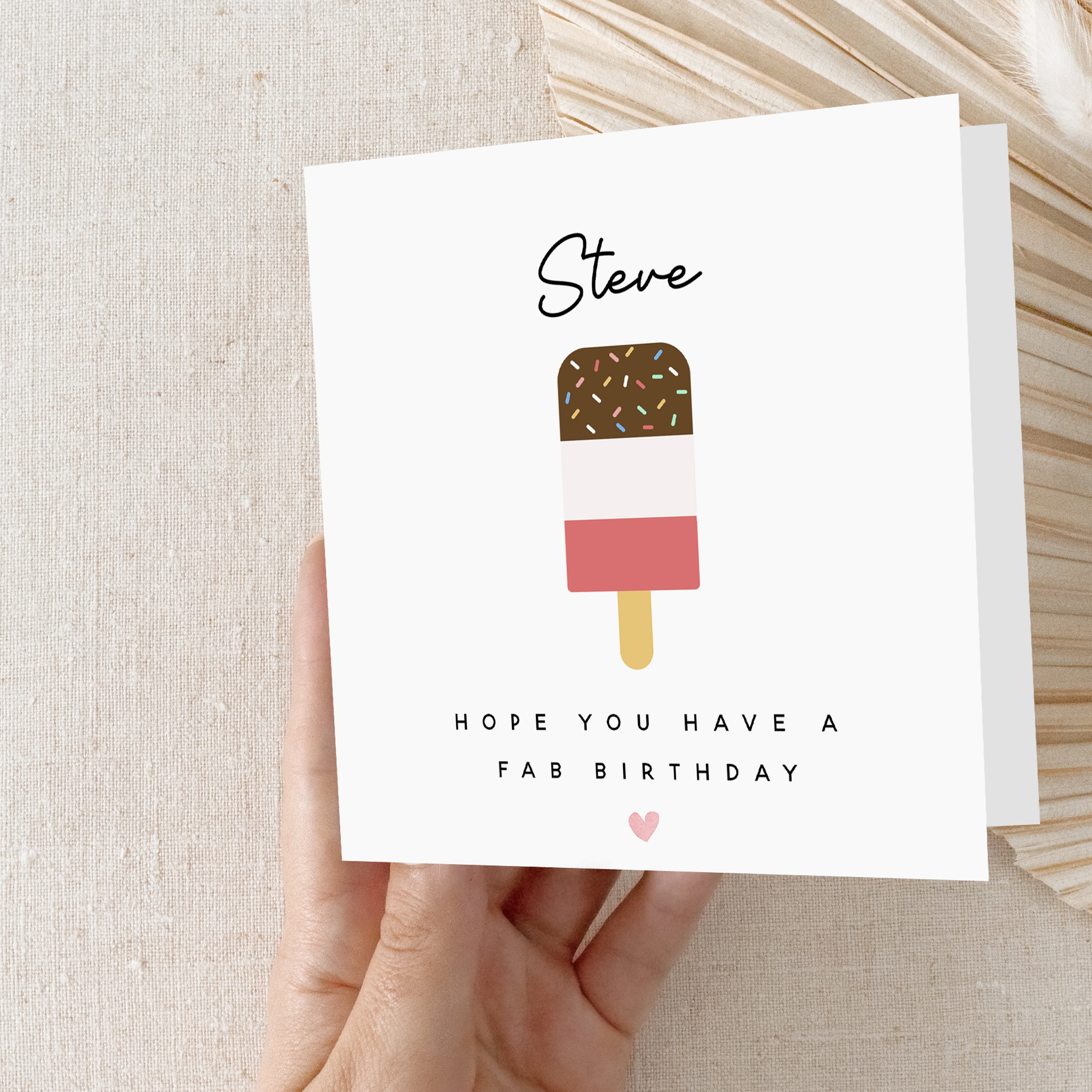 Personalised Fab Card