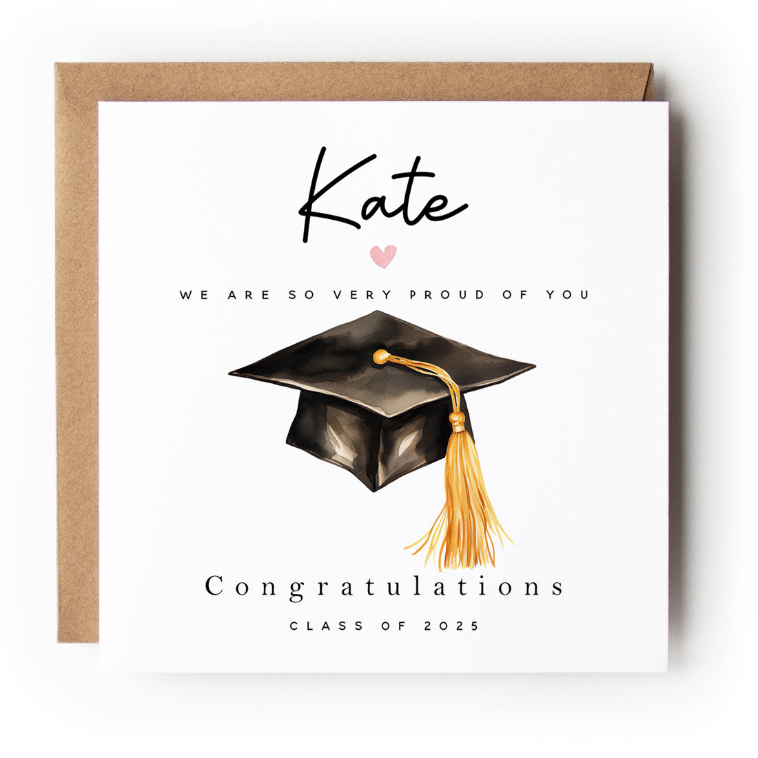 Graduation Card Personalised