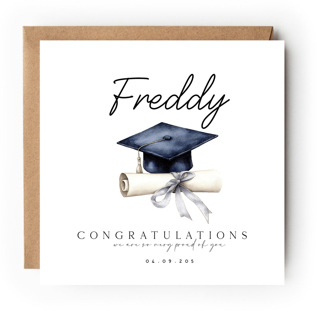 Personalised Graduation Card Style 4