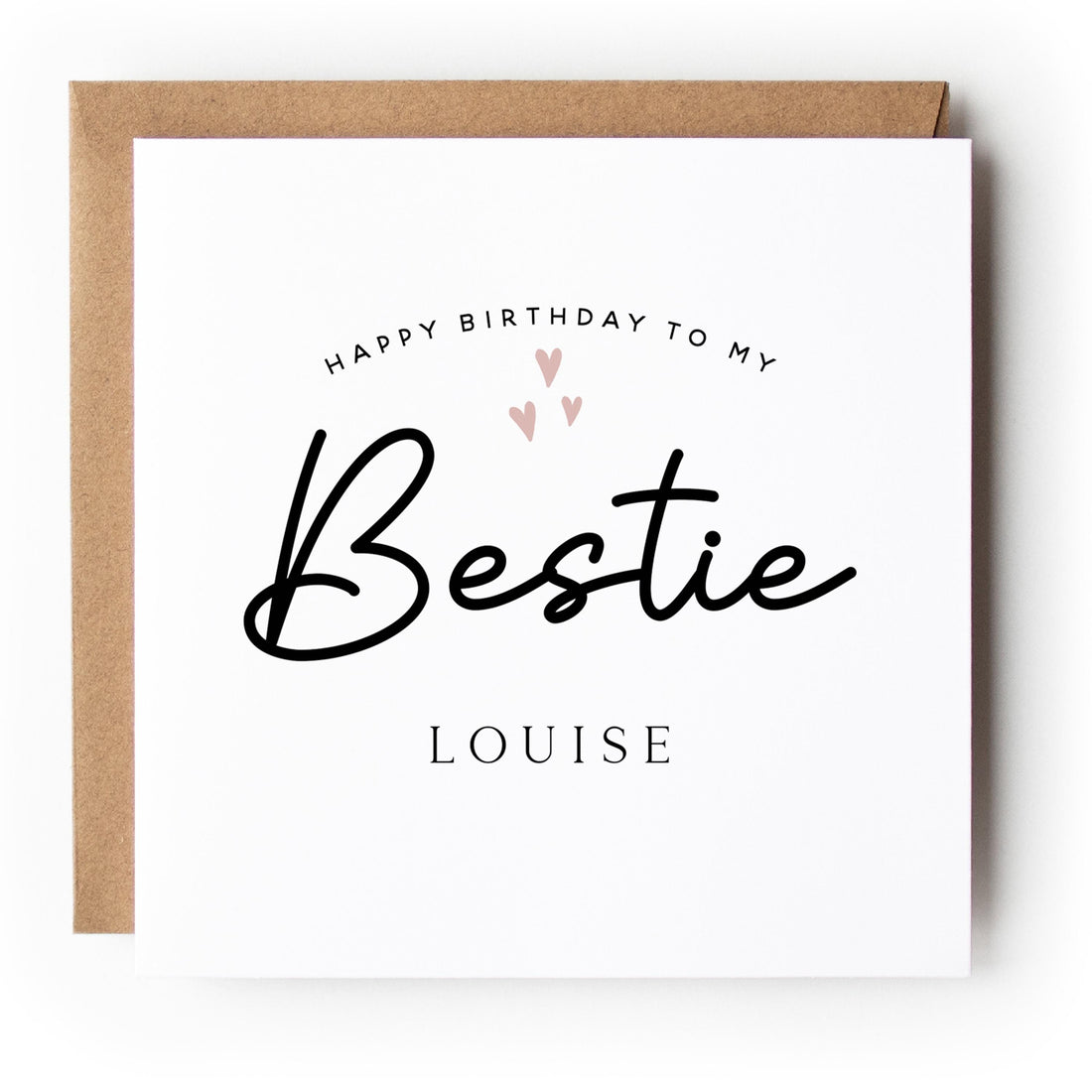 Personalised Bestie Birthday Card