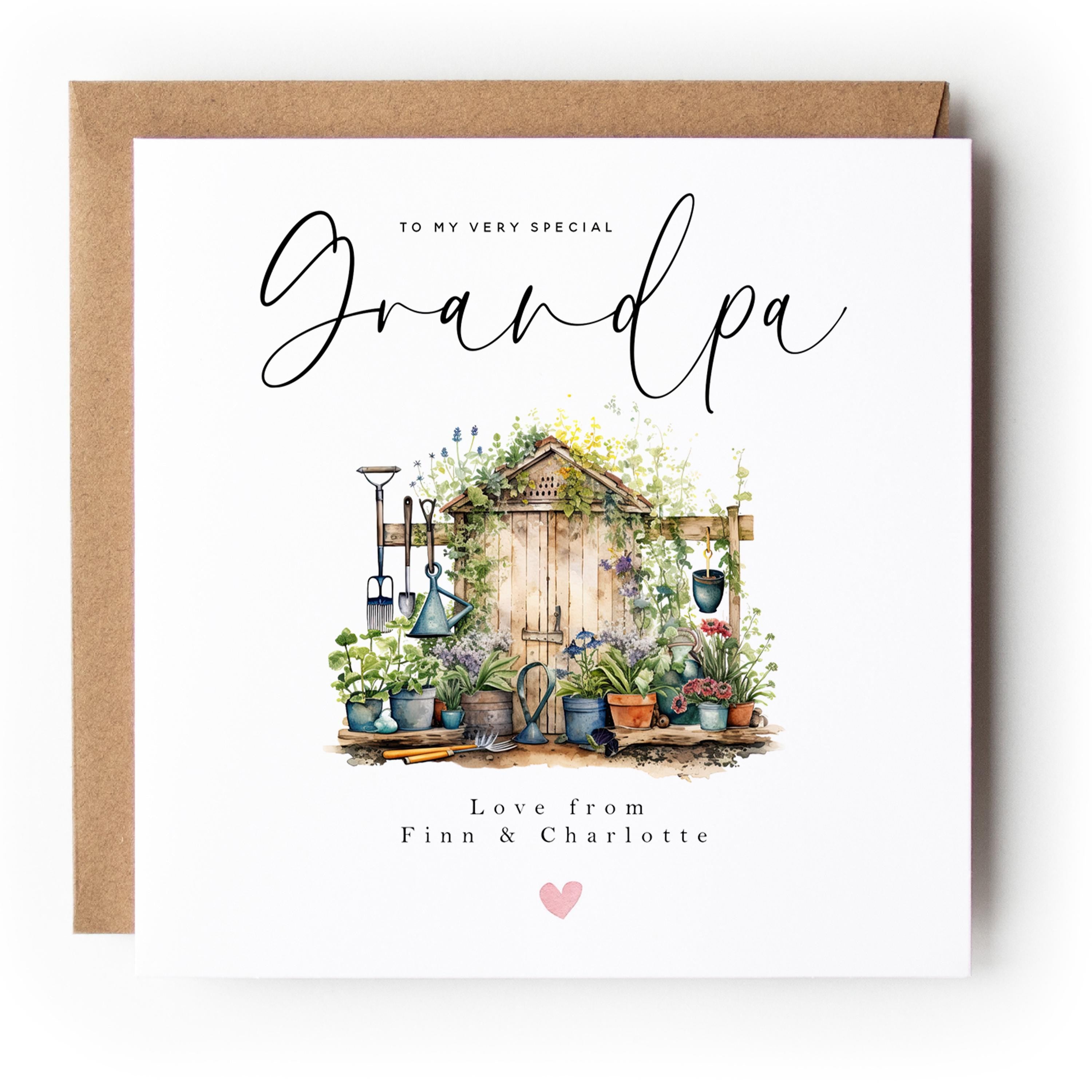 Personalised Grandpa Birthday Card