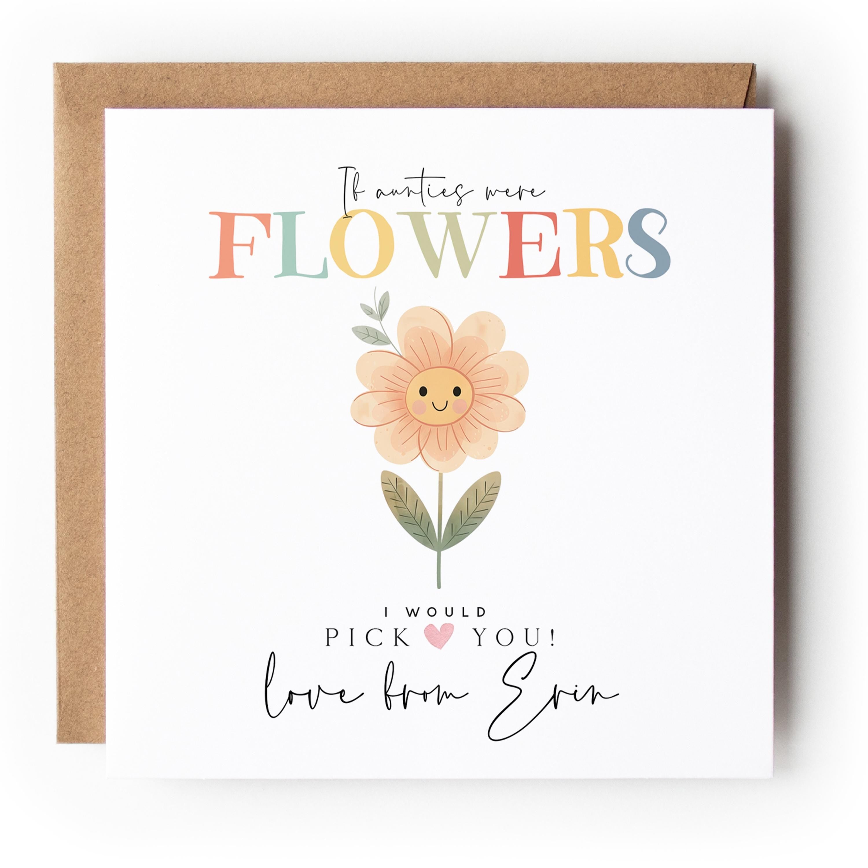 Personalised Auntie Card