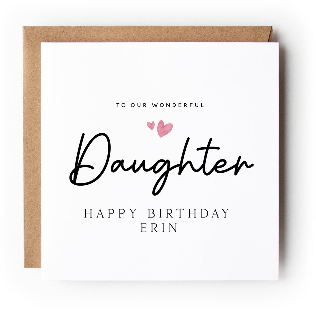 Personalised Daughter Birthday Card