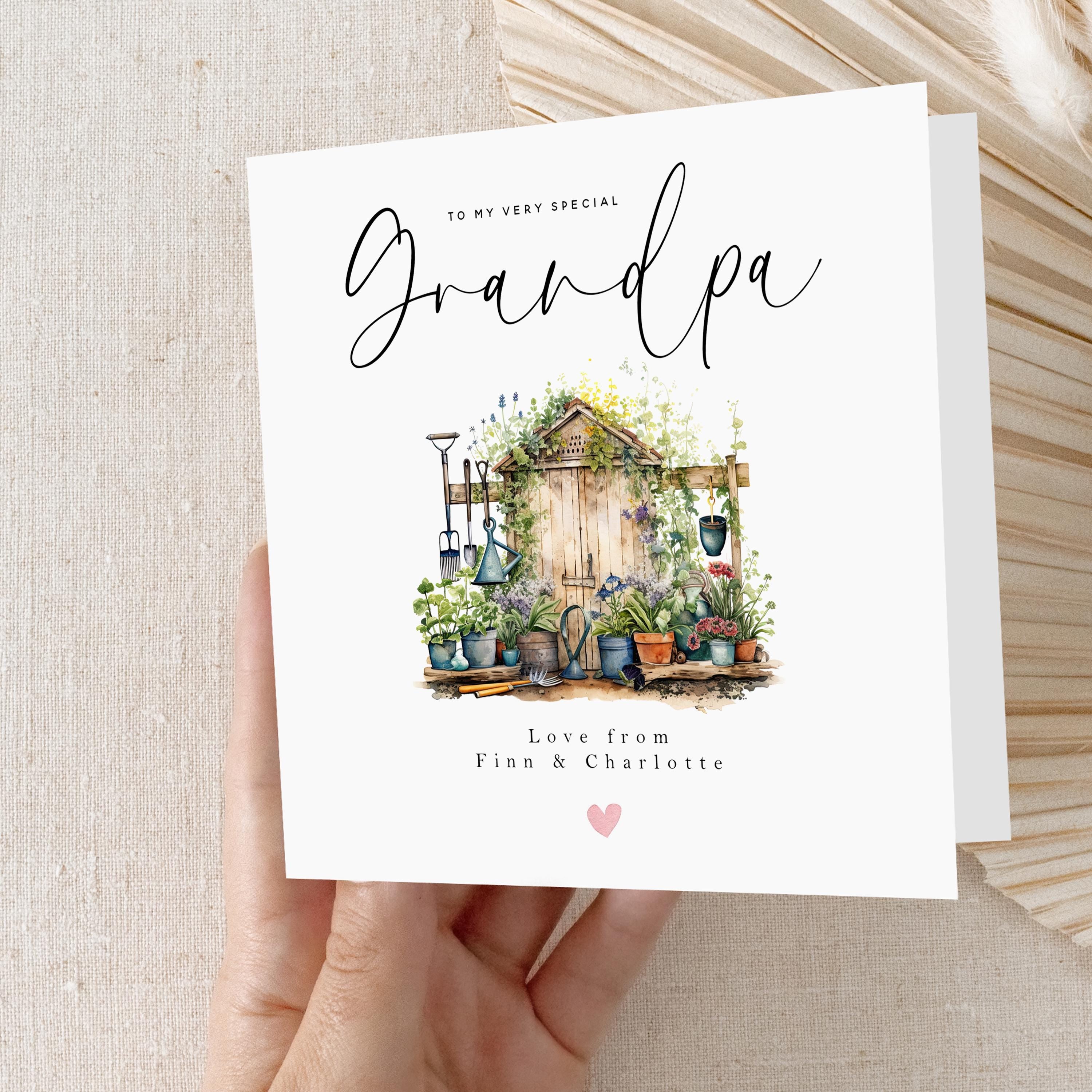 Personalised Grandpa Birthday Card