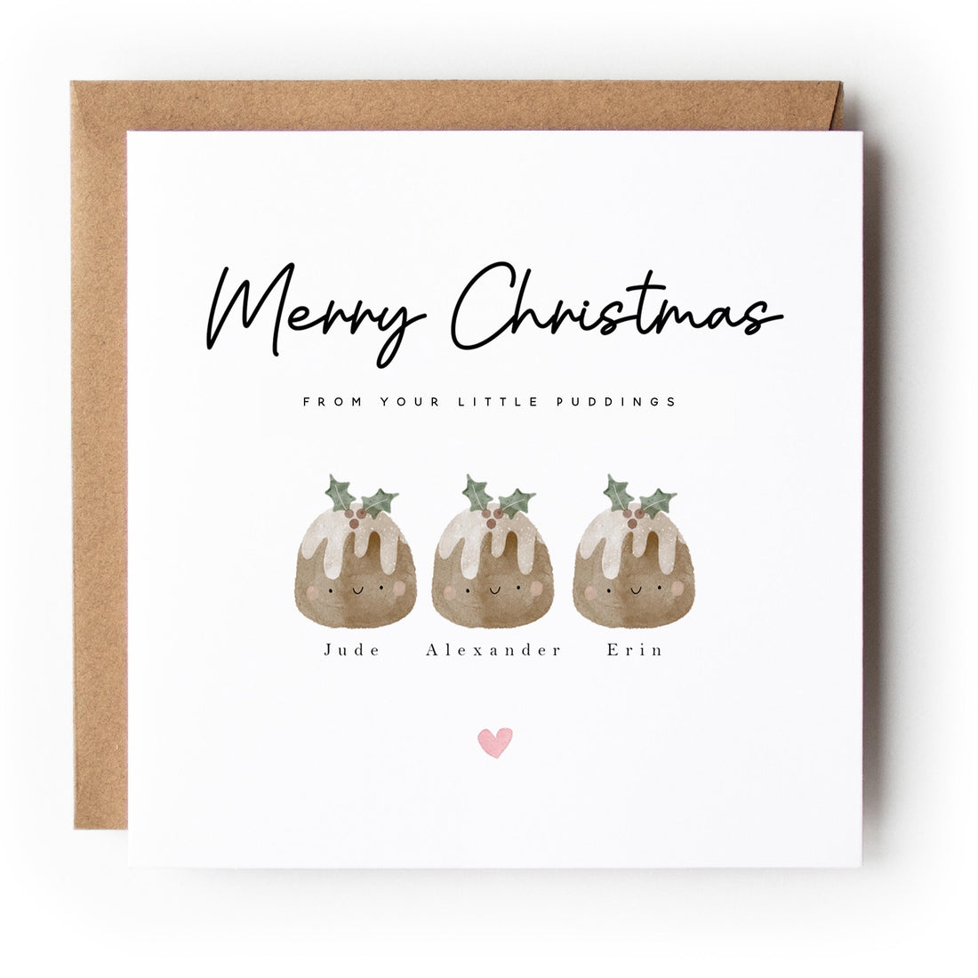 Christmas Card For Dad-Christmas Card For Mum-Personalised Christmas Card For Parents-Christmas Card Grandparents-Christmas Card Family Gift