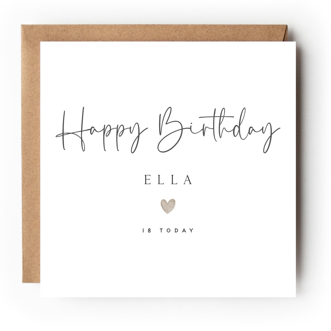 18th Birthday Card, Personalised Special Milestone Birthday, Eighteenth,Daughter, Granddaughter, Sister, Niece Birthday Card, 18th Gift