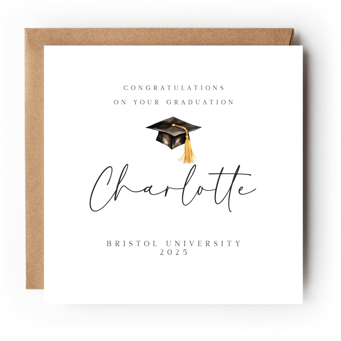 Graduation Card-Personalised Card-Graduated Celebration Card-Well Done-Card For Graduation Day-Card For Son, Daughter, Graduation Gift 4
