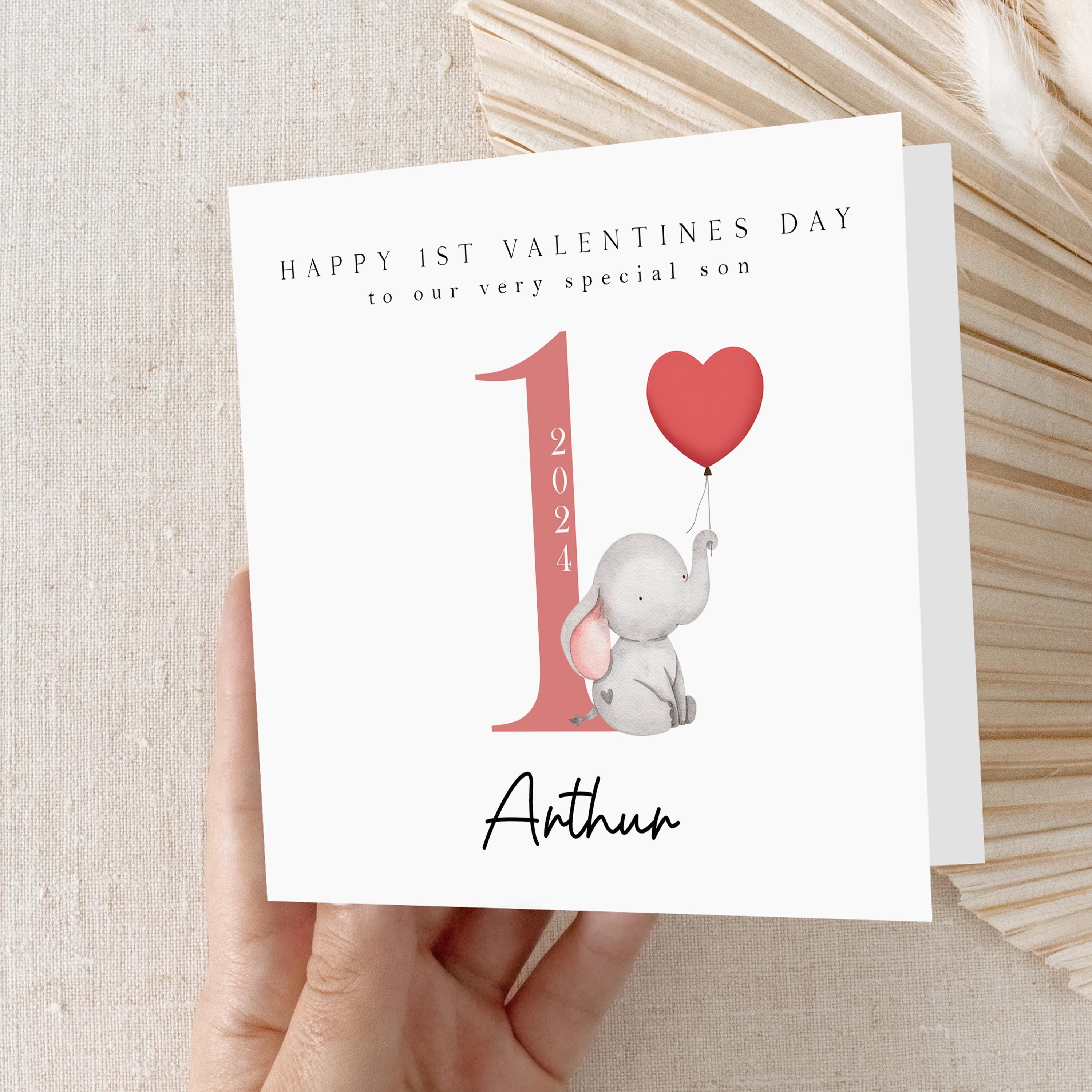Baby Valentines Day Card, 1st valentines Day, Valentine&