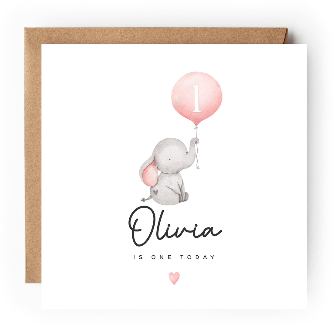 1st Birthday Card, Children&