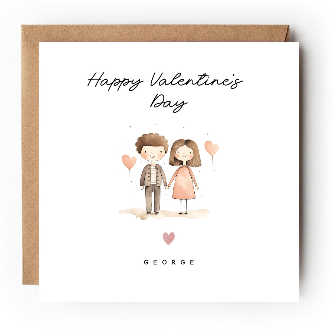 Valentines Card, Personalised Valentine&