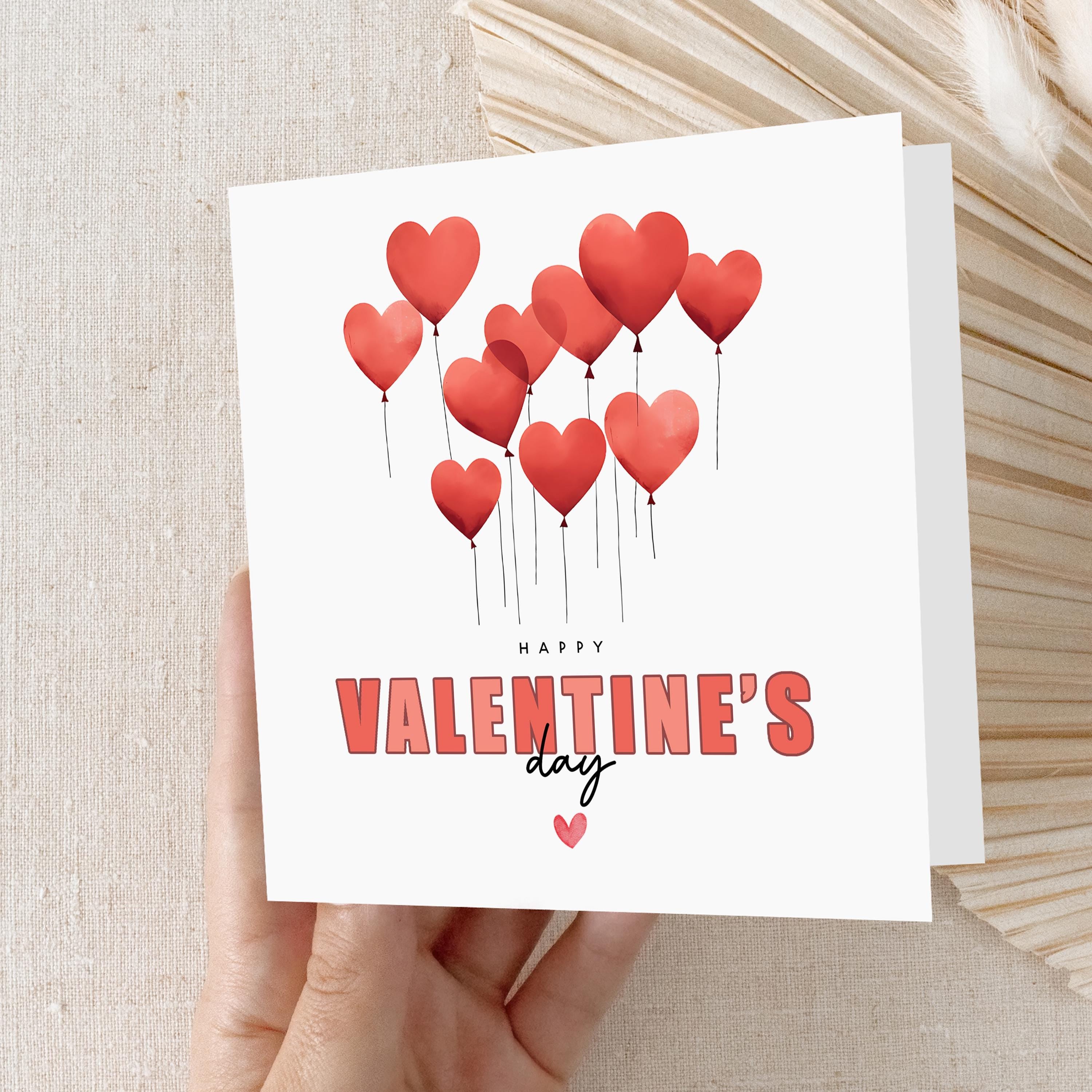 Happy Valentines Day Card- For My Wife, Husband Card, Card For Girlfriend, Boyfriend, Partner Card, Valentine&