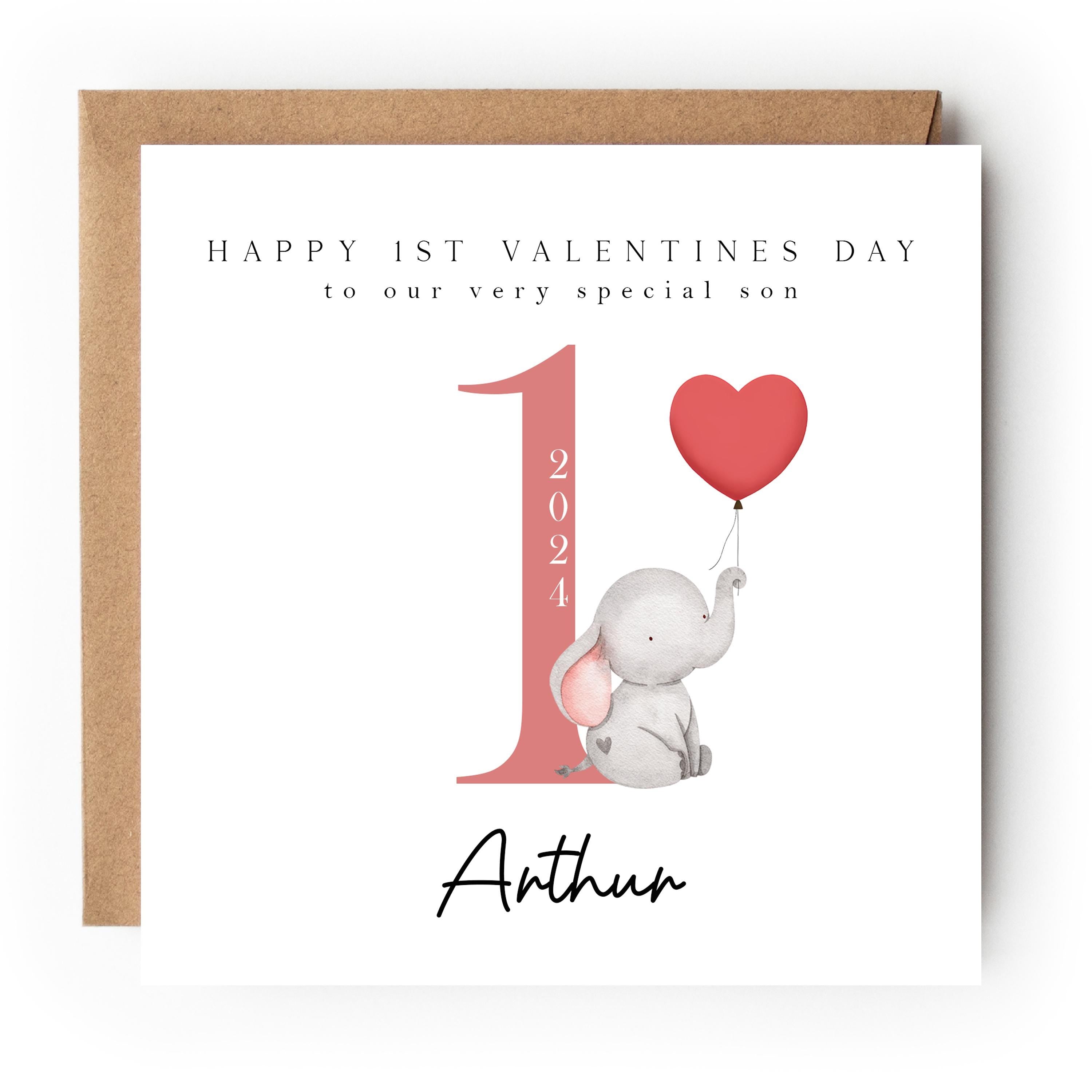 Baby Valentines Day Card, 1st valentines Day, Valentine&
