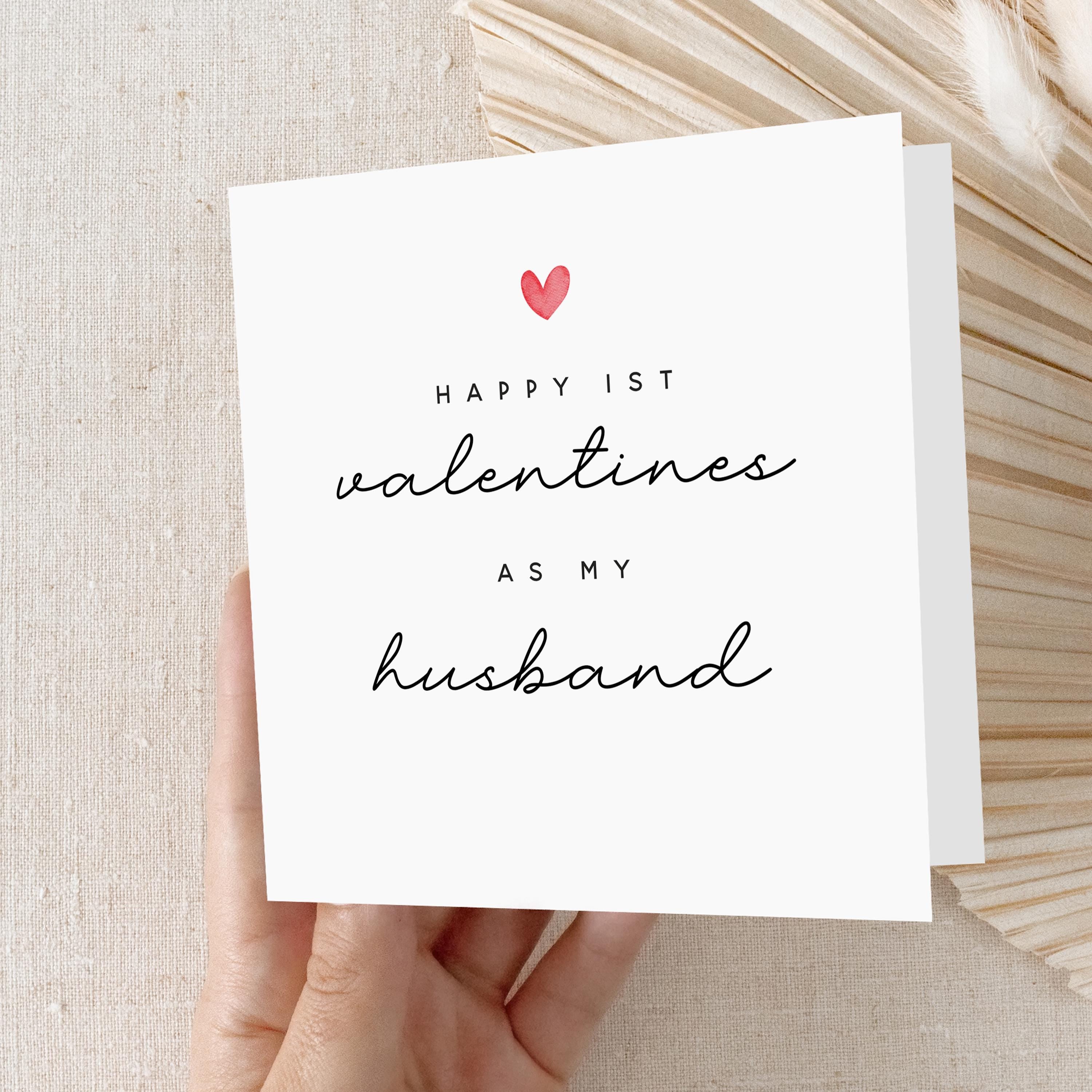 Valentines Card, 1st Valentine&
