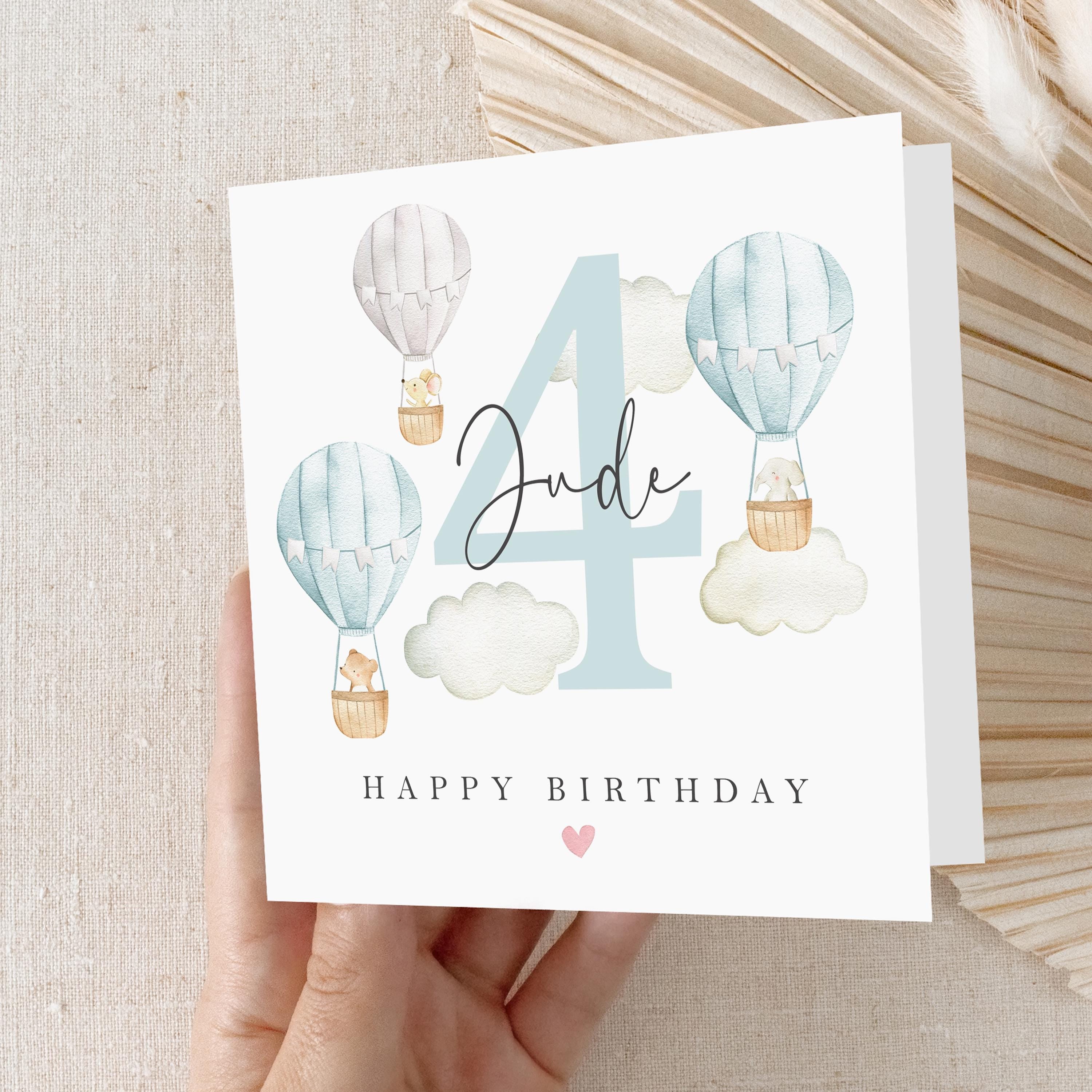 4th Birthday Card,Children&