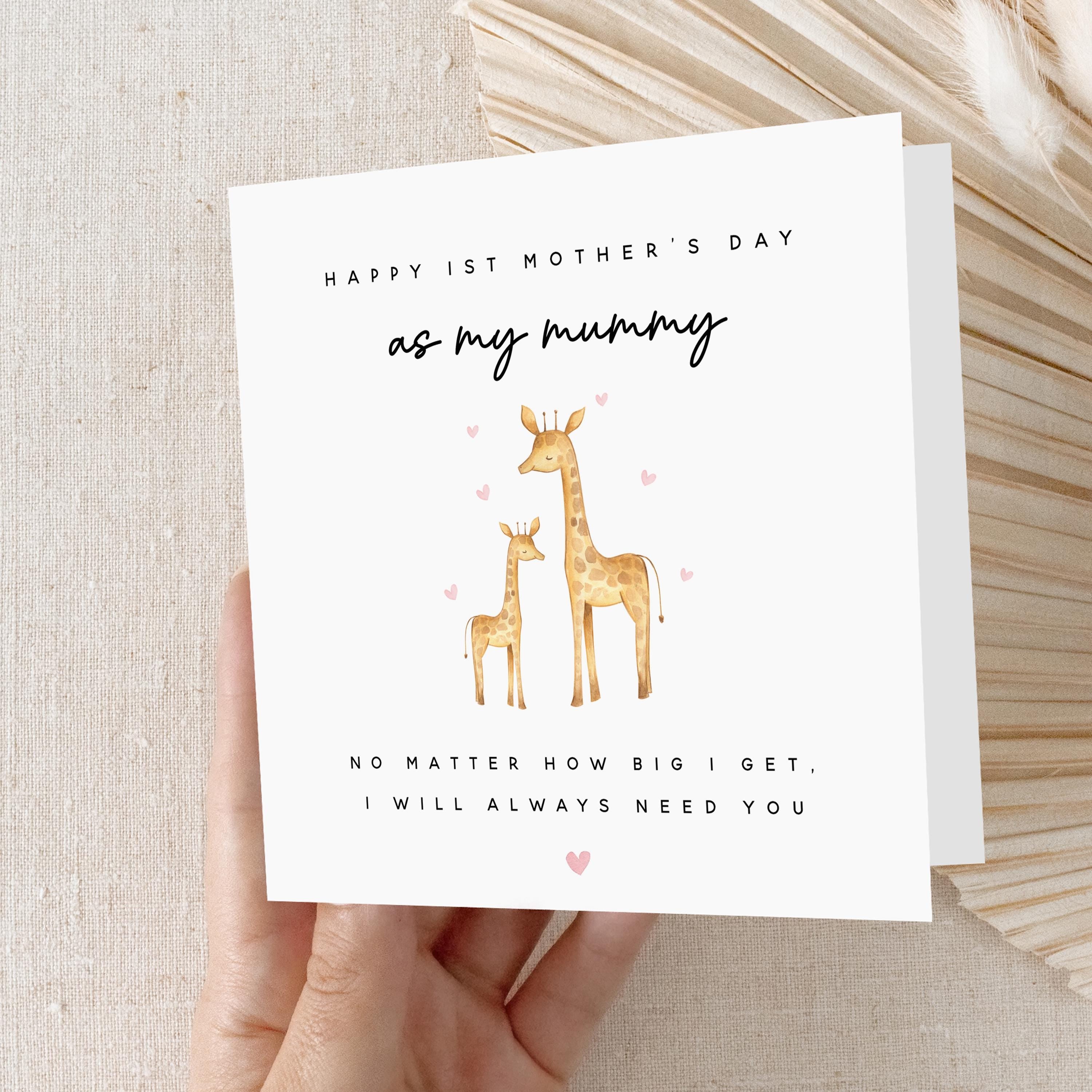 Mothers Day Card, First Mother&