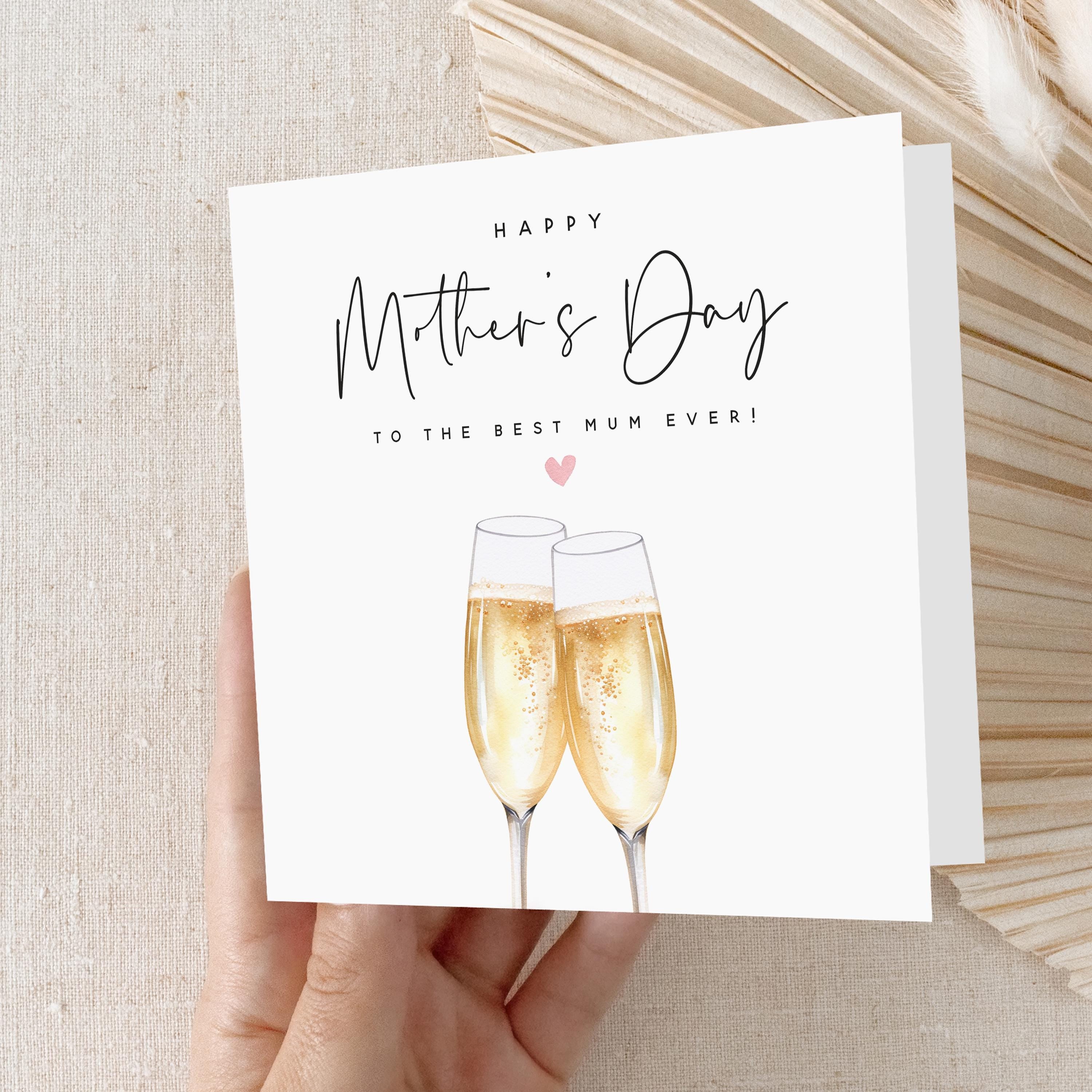 Mothers Day Card, Card For Mum, Happy Mother&