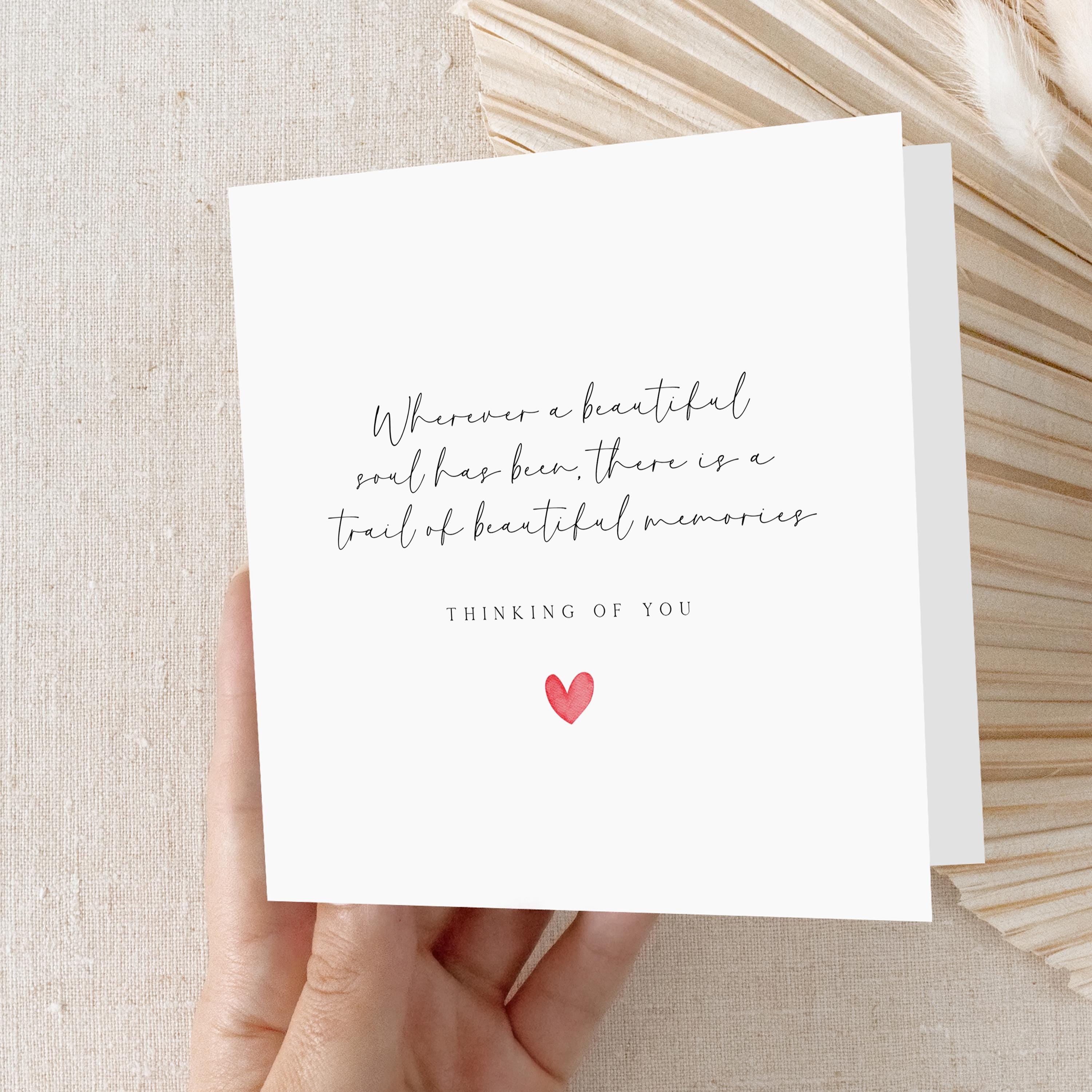 Sympathy Card, Thinking Of You Card, Sorry For Your Loss, Bereavement Card, Loved One, Card For Family, Condolence Card, Card For Friend