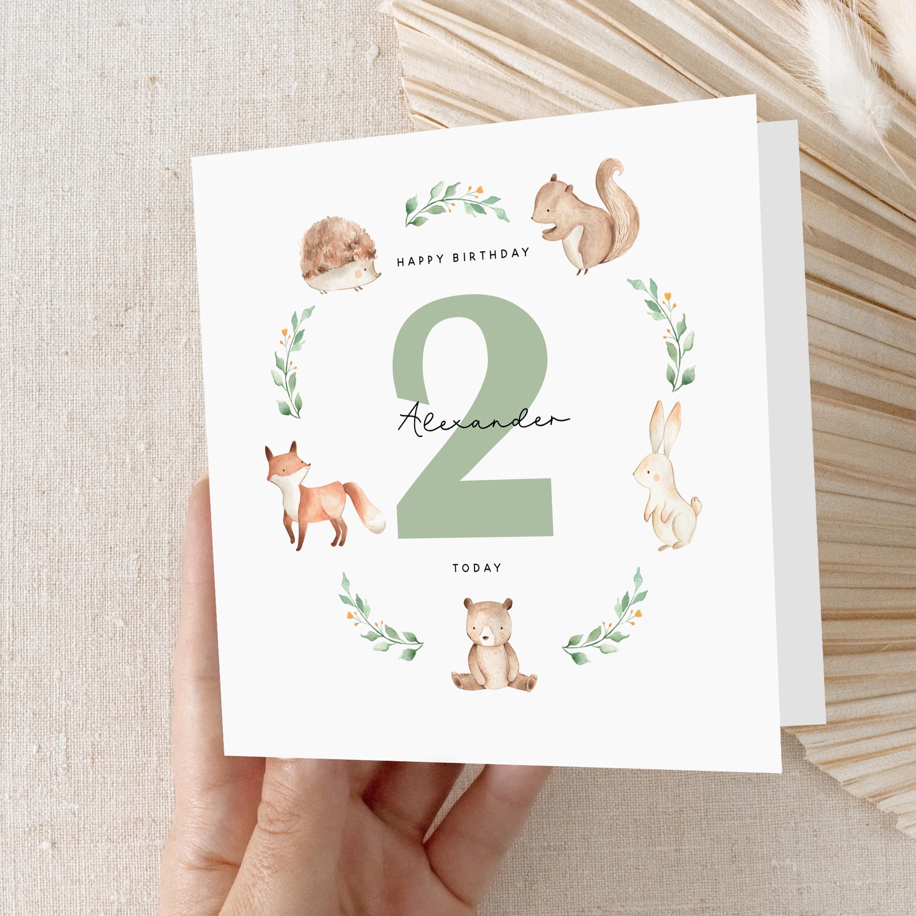 Personalised Birthday Card, Children&