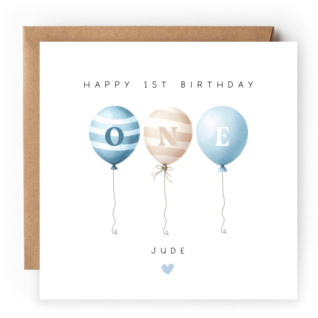 1st Birthday Card, Children&