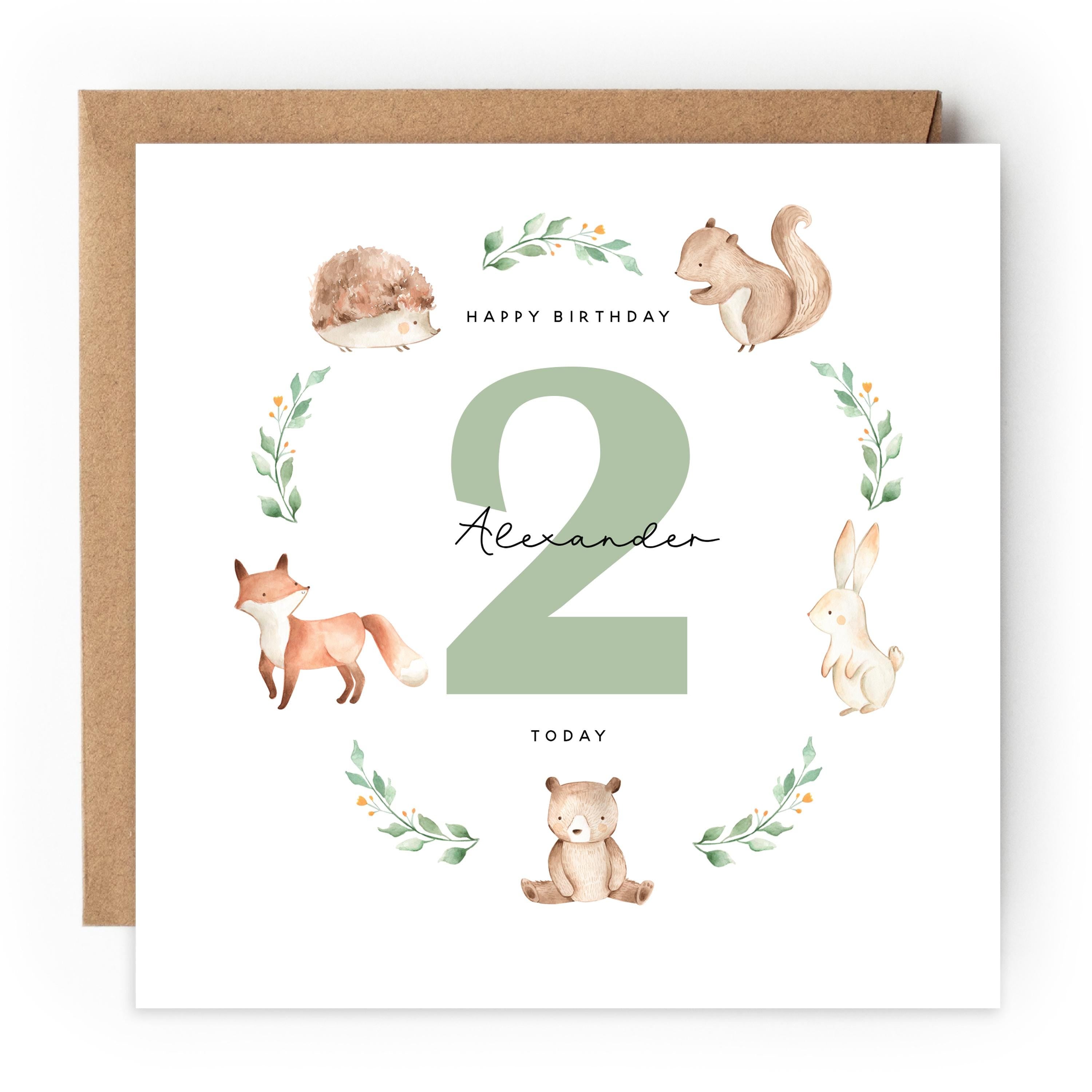 Personalised Birthday Card, Children&