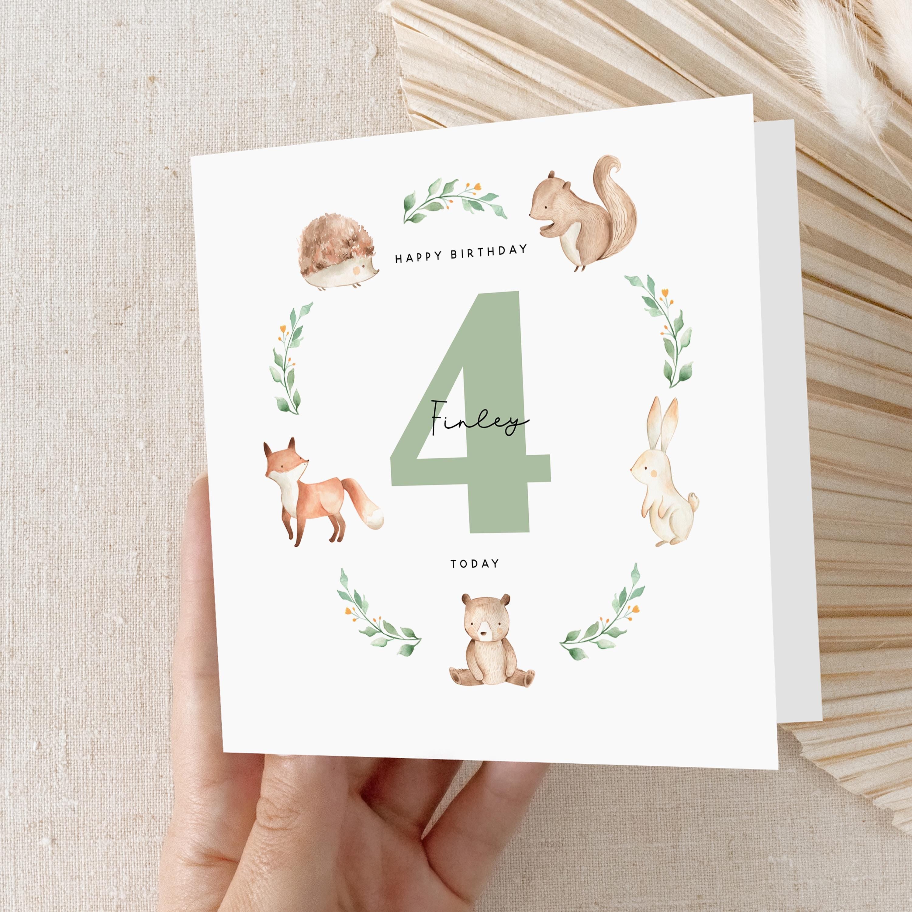 Personalised Birthday Card, Children&