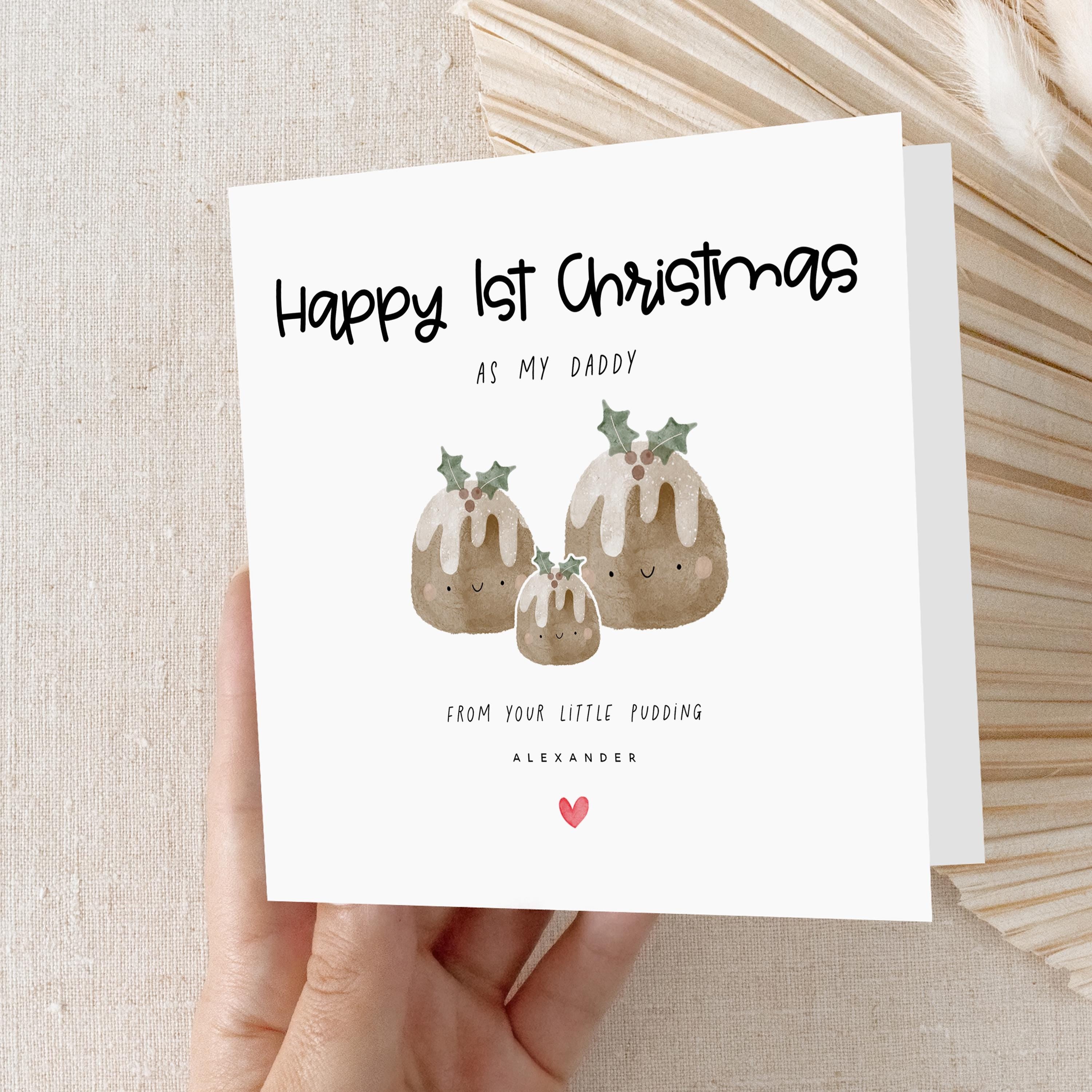 First Christmas As My Daddy Card, Daddy Christmas Card, Xmas Card For Dad, First Christmas As Dad, Christmas Card For daddy, New Dad Card