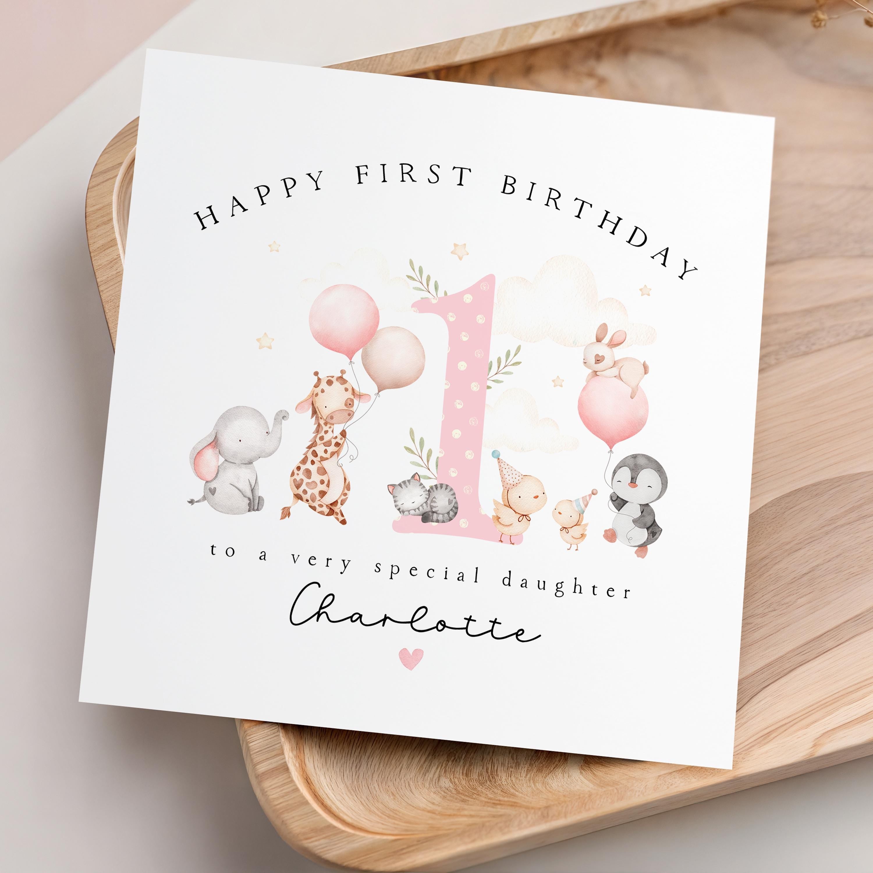 1st Birthday Card, Children&