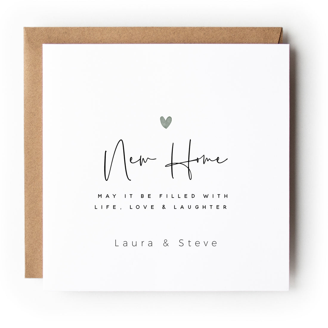Personalised New Home Card