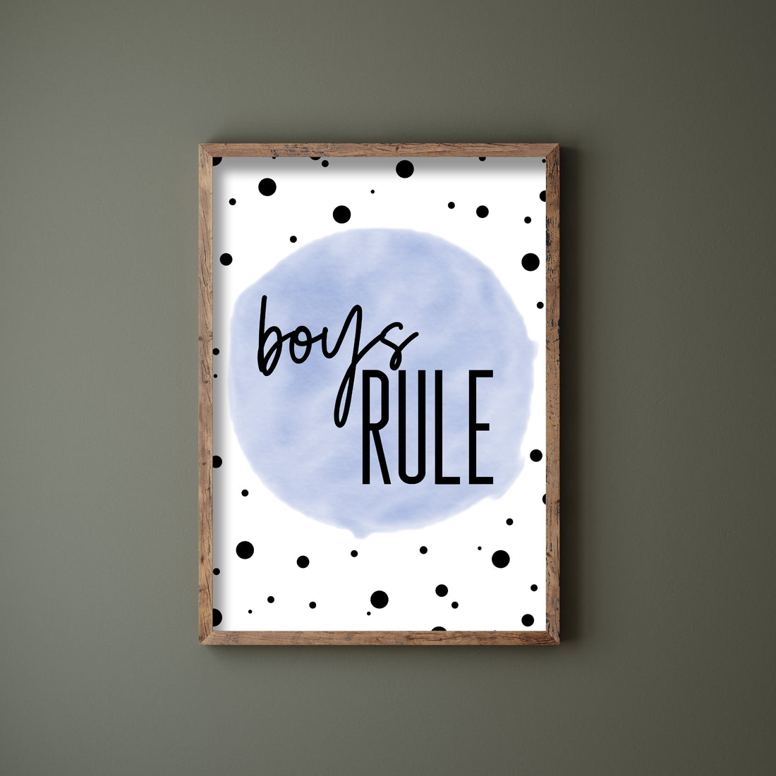 BOYS RULE PRINT
