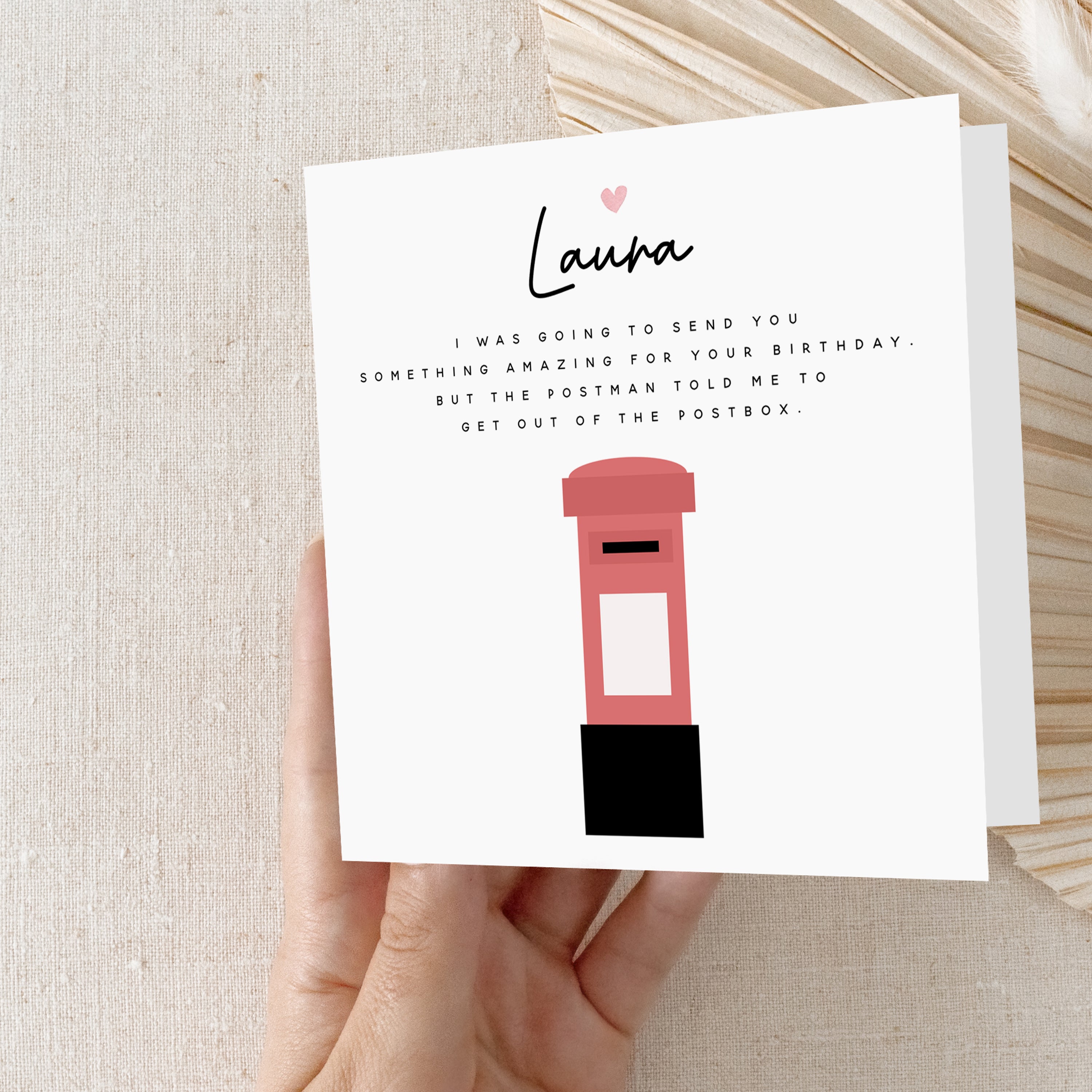 Funny Postbox Birthday Card