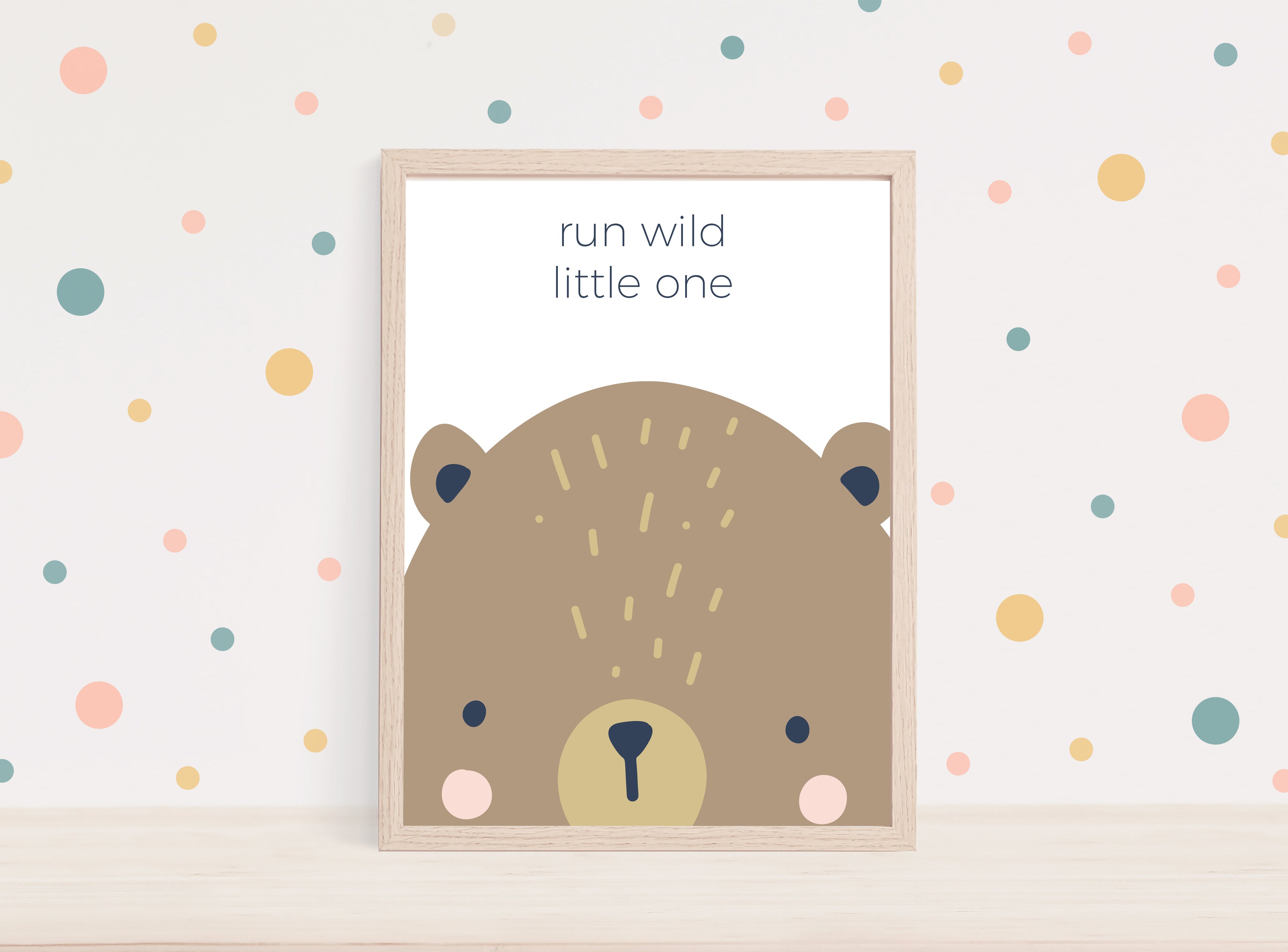 Run Wild Bear Print