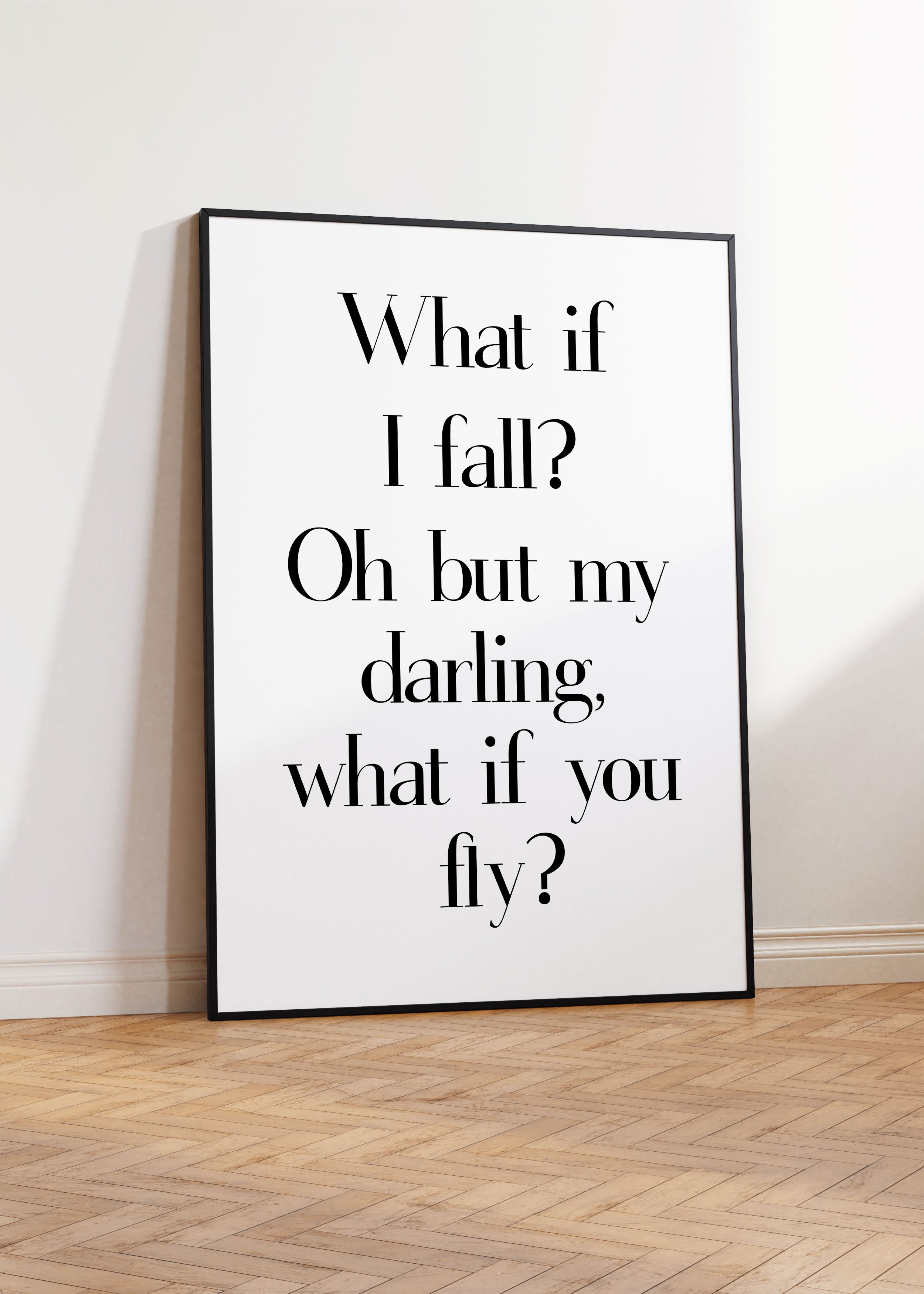 What If I Fall Print
