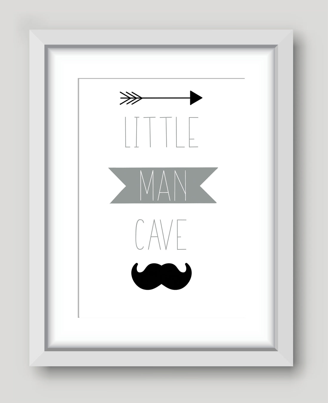 Little Man Cave Print