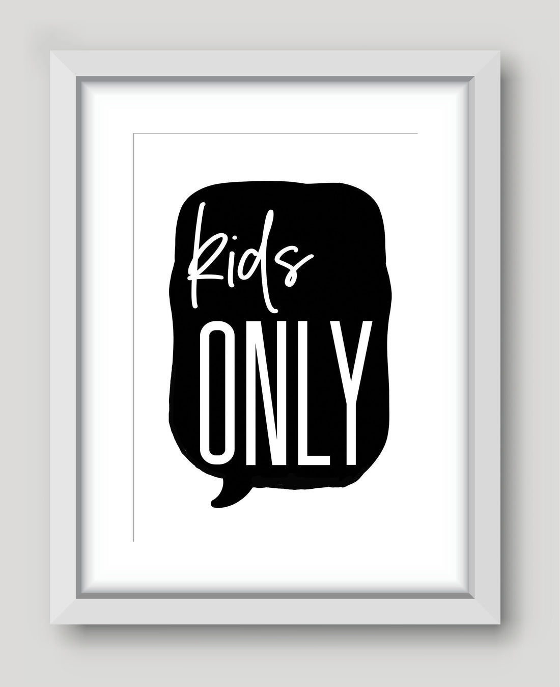kIDS oNLY bLACK pRINT