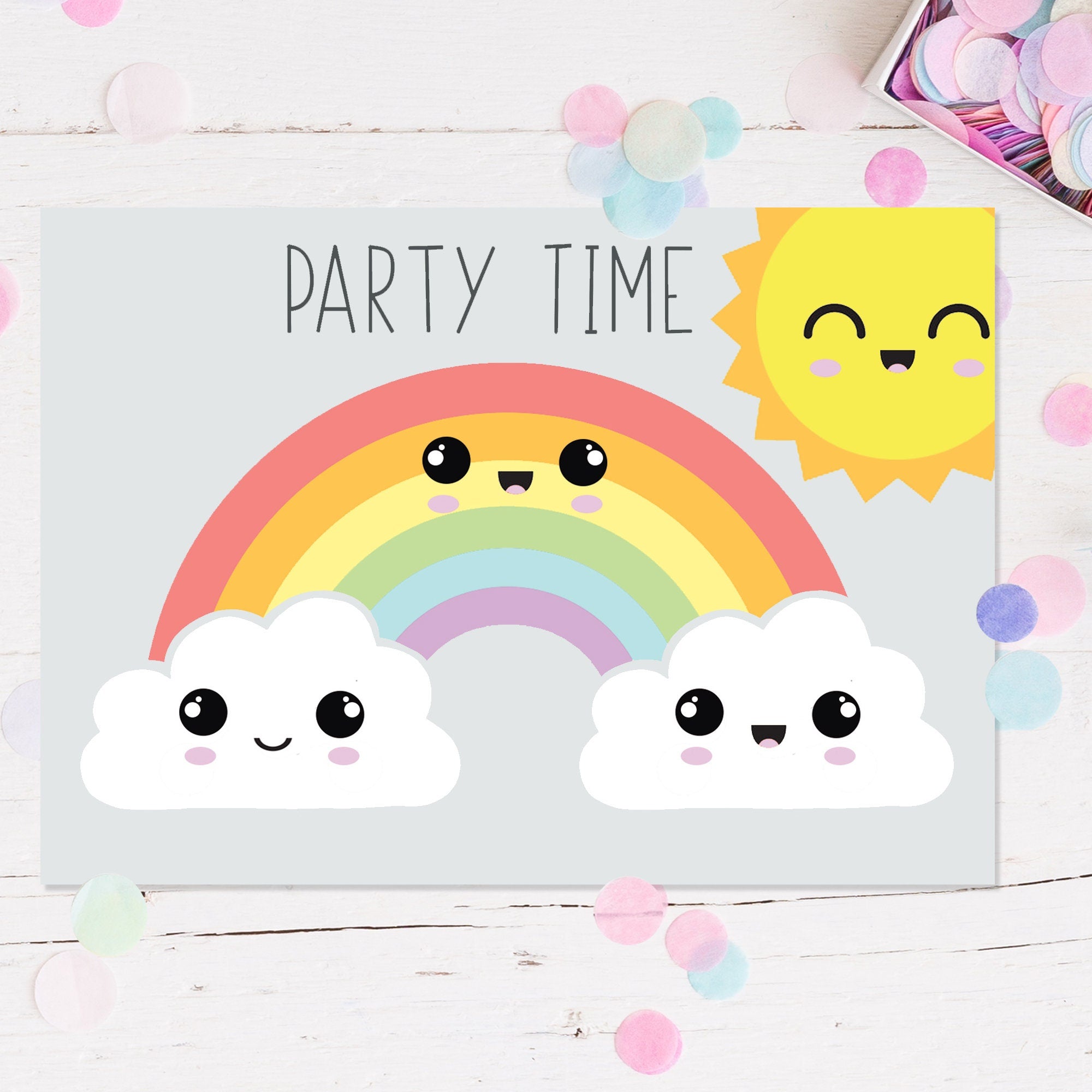 Kawaii Party Invitations