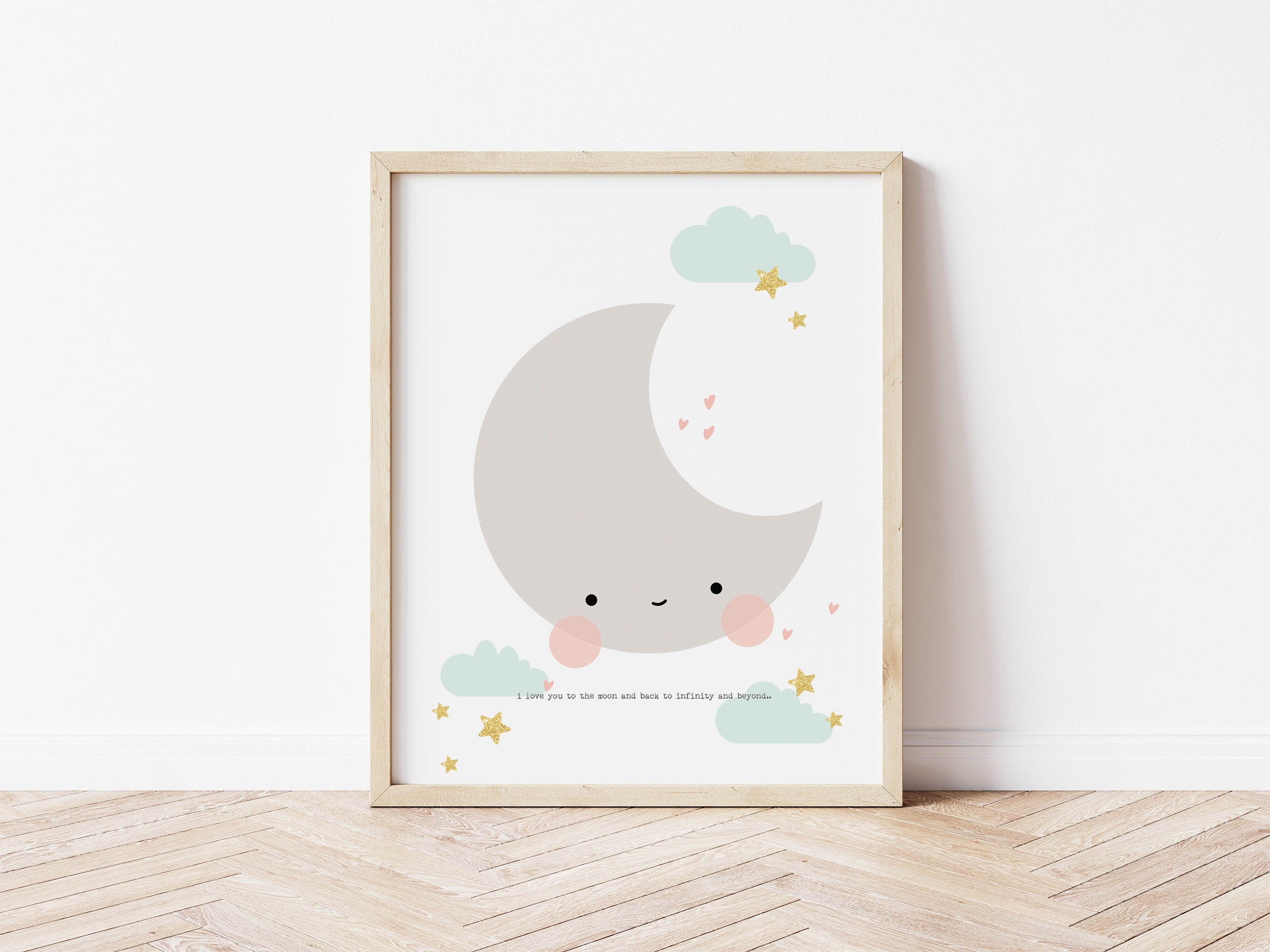 Personalised Moon Print