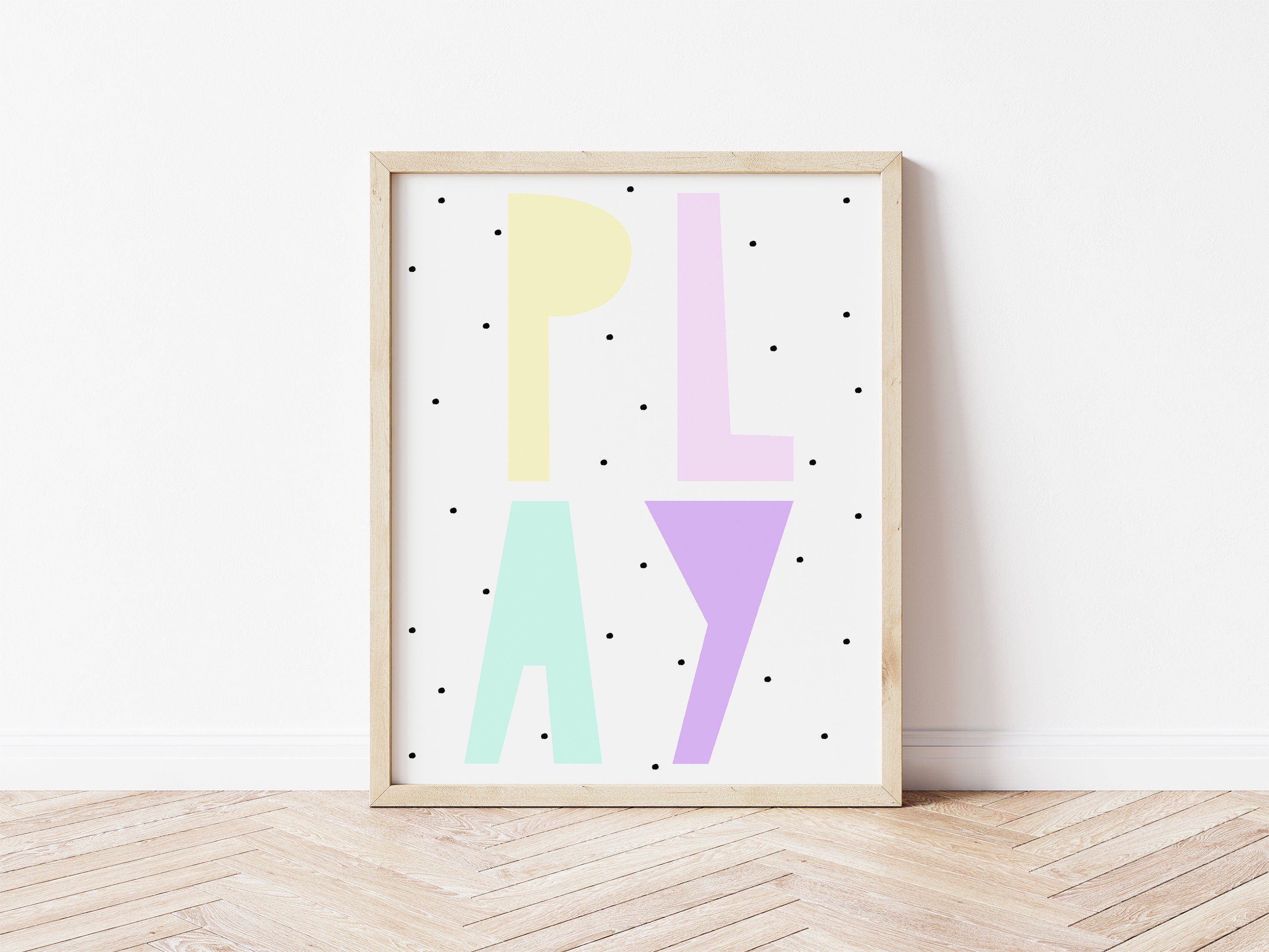 pastel play Print