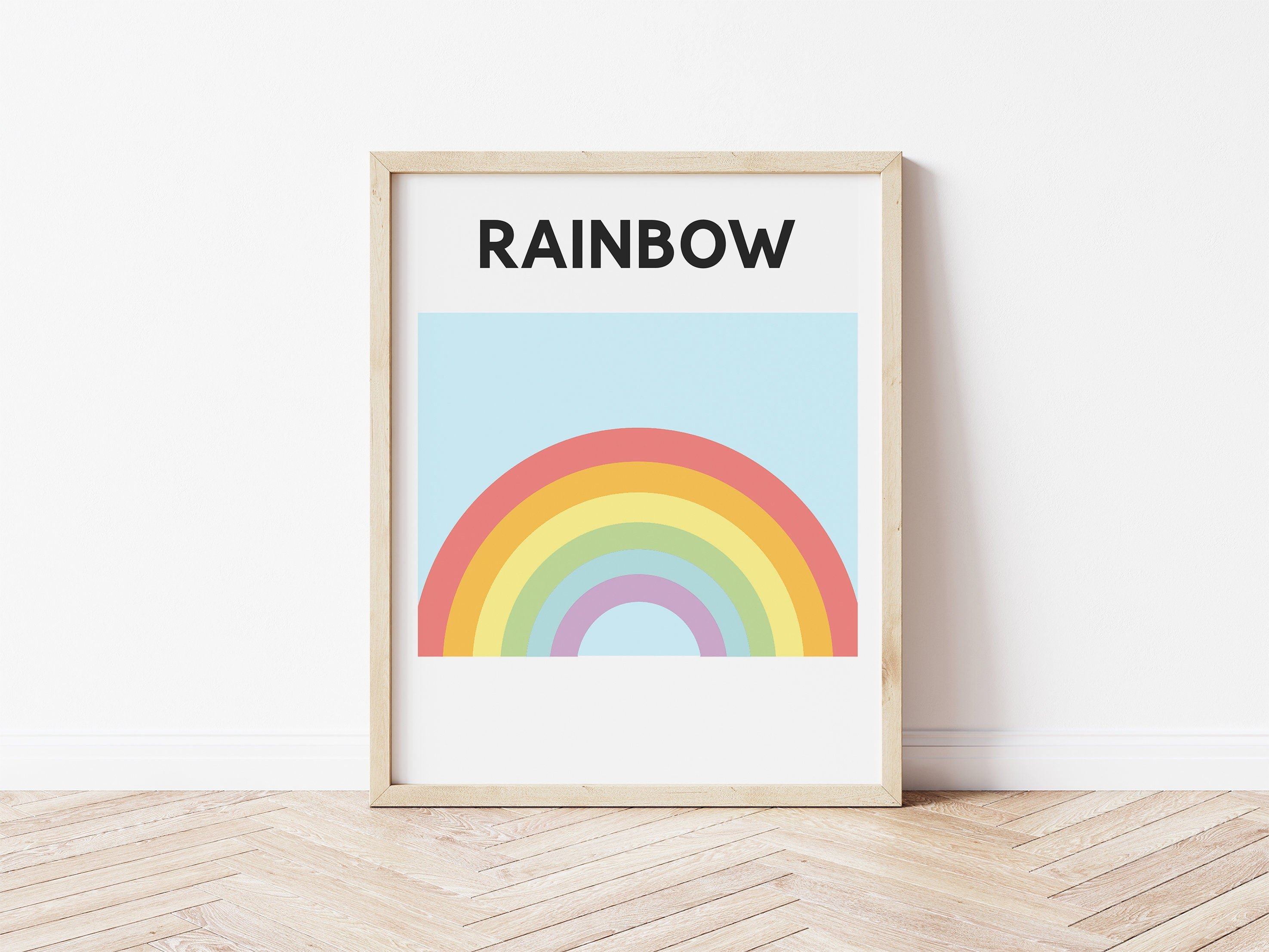 Retro Rainbow Print