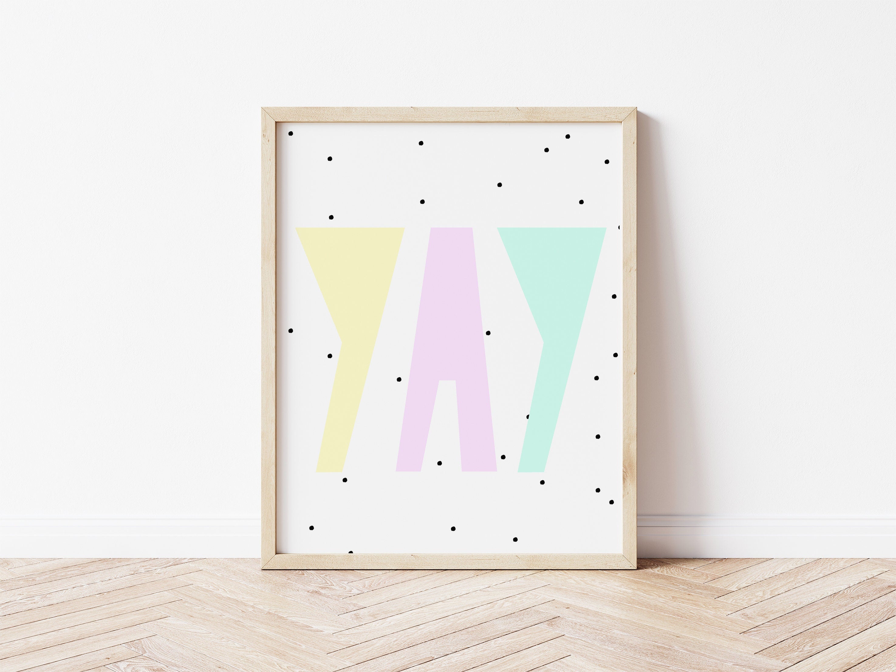 pastel yay Print