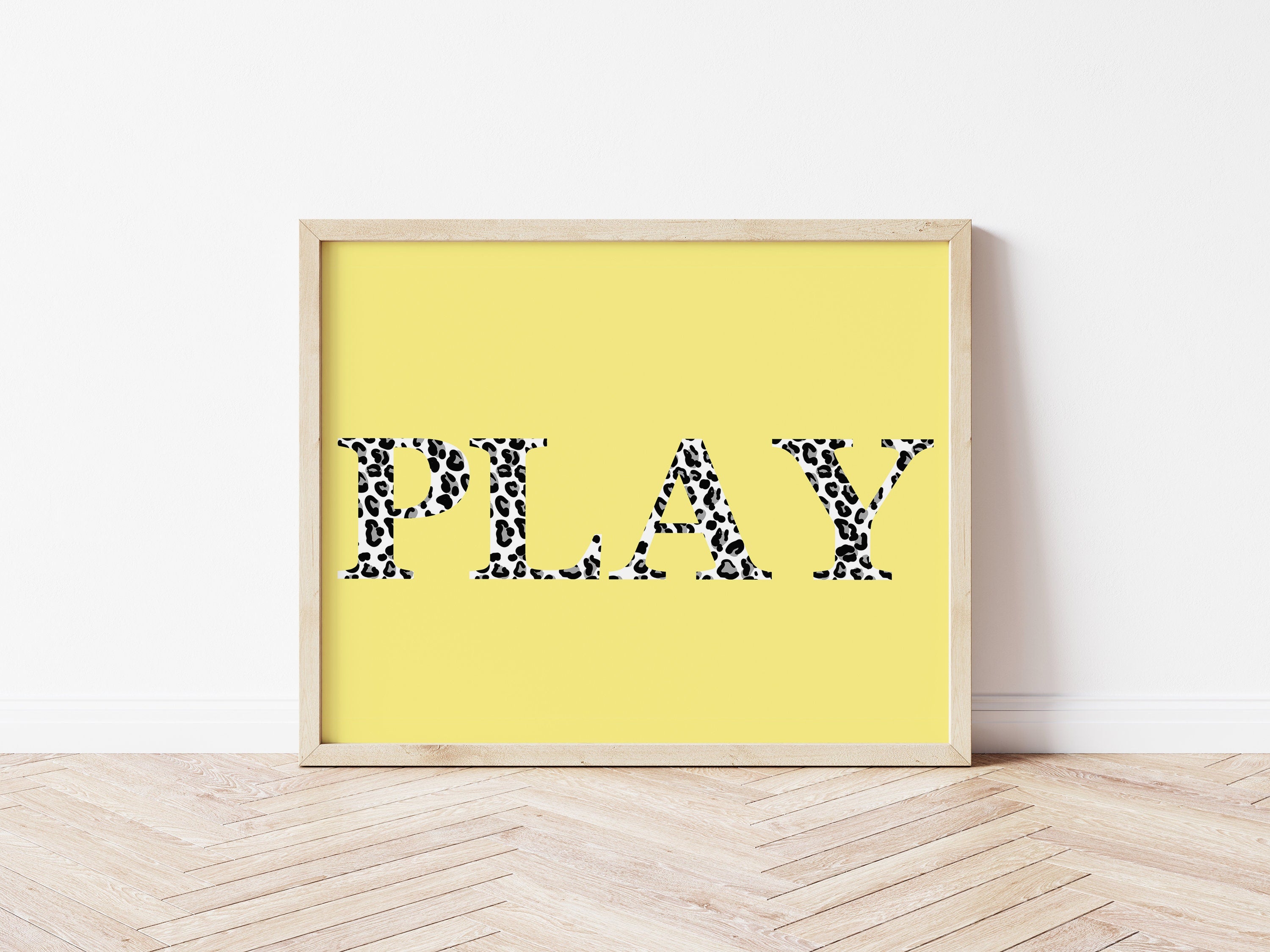 leopard print play Print