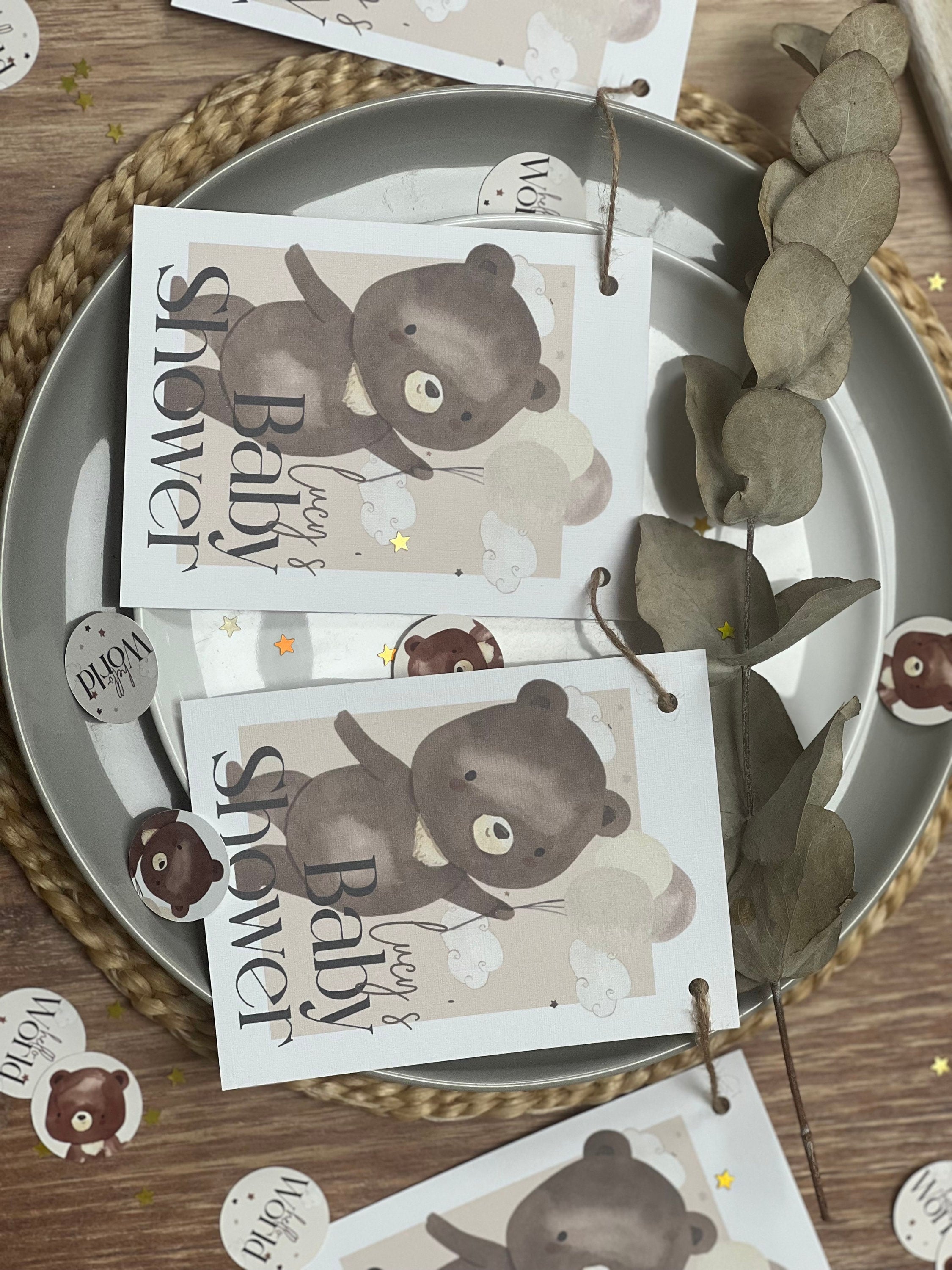 Teddy Bear Personalised Baby Shower Banner