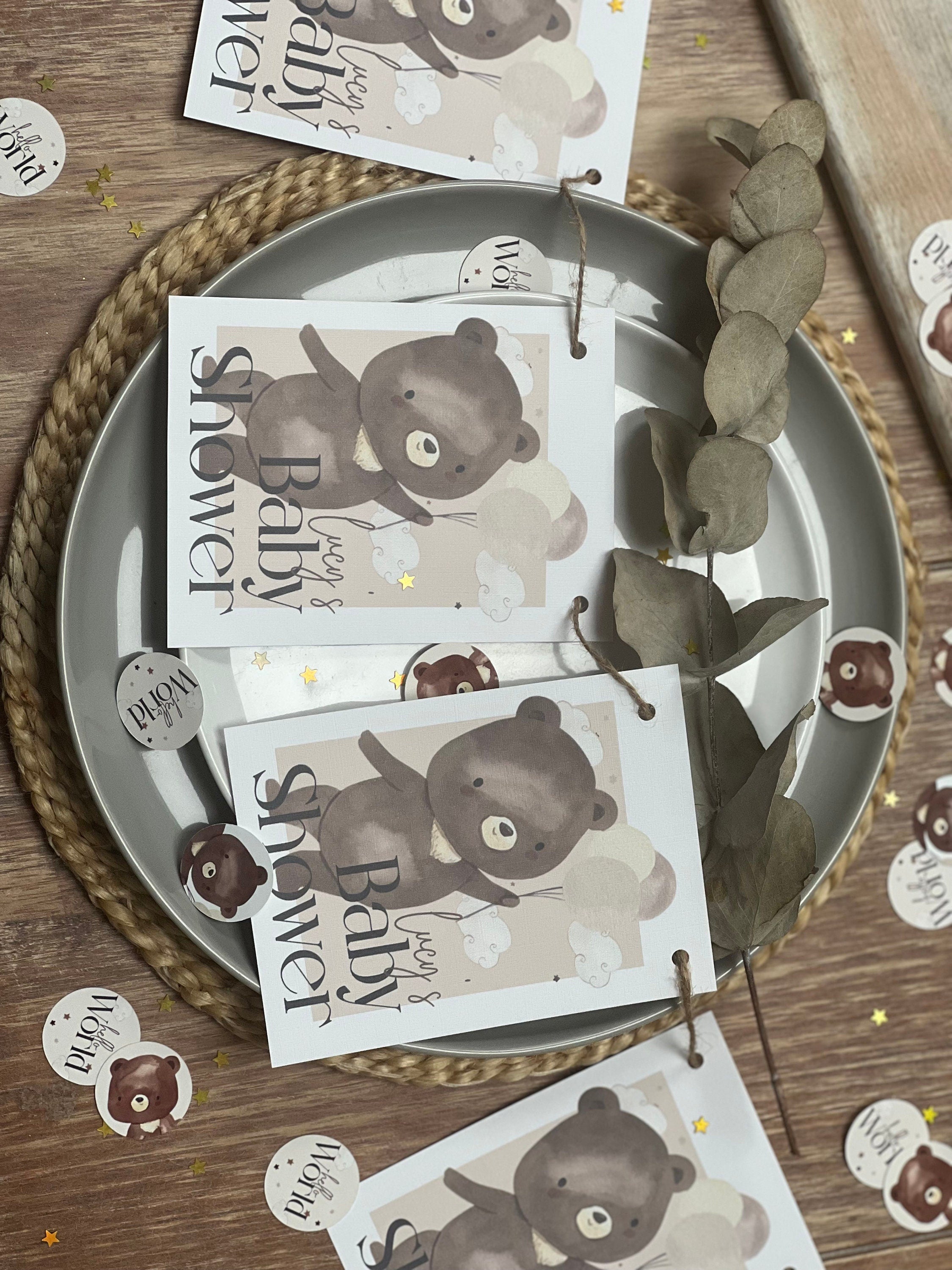 Teddy Bear Personalised Baby Shower Banner