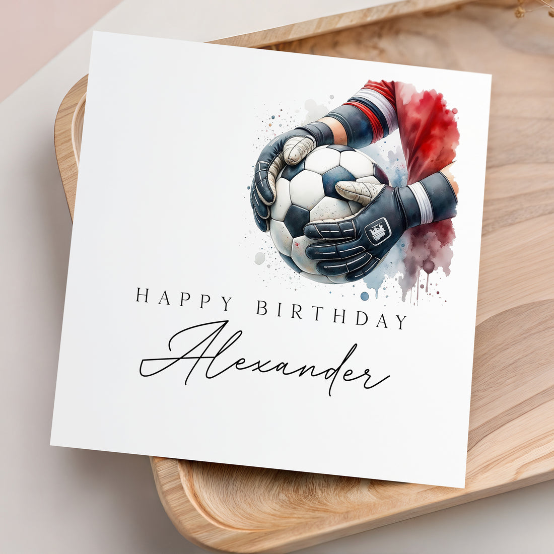 Football Goalie Birthday Card