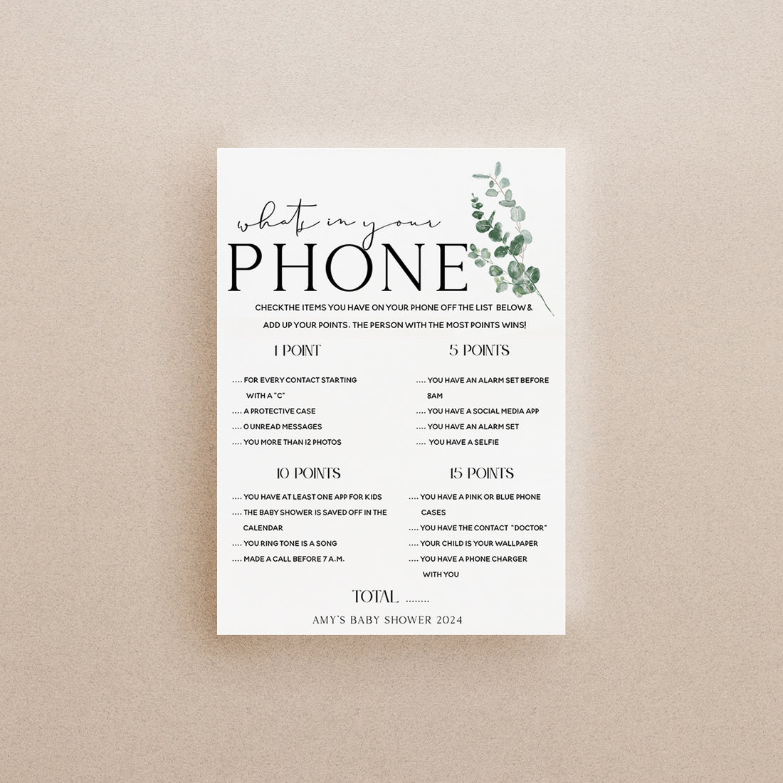 Personalised Botanical What&