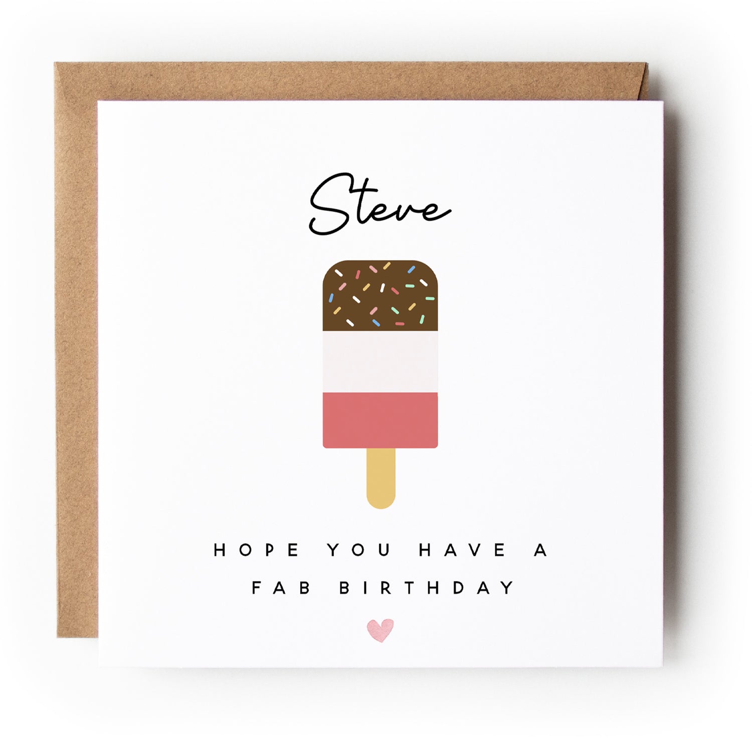 Personalised Fab Card