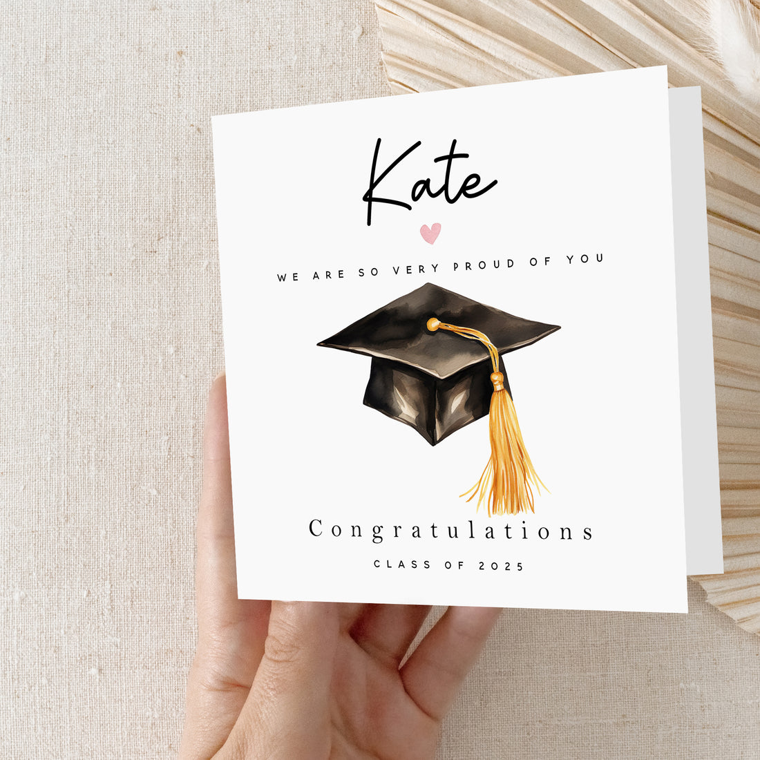 Graduation Card Personalised